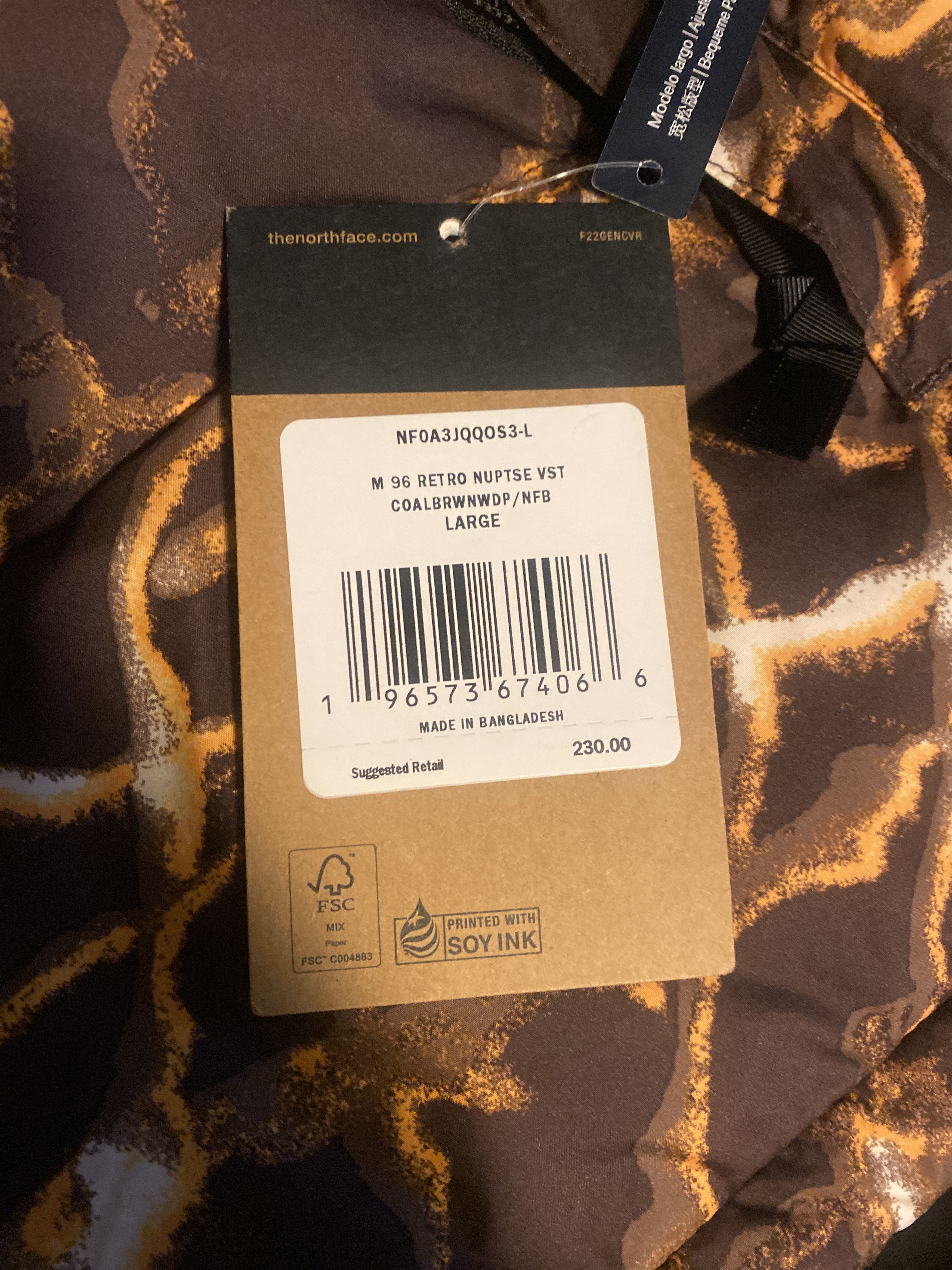 The North Face The North Face Retro Nuptse Vest NWT Sz Large Size US L / EU 52-54 / 3 - 18 Thumbnail