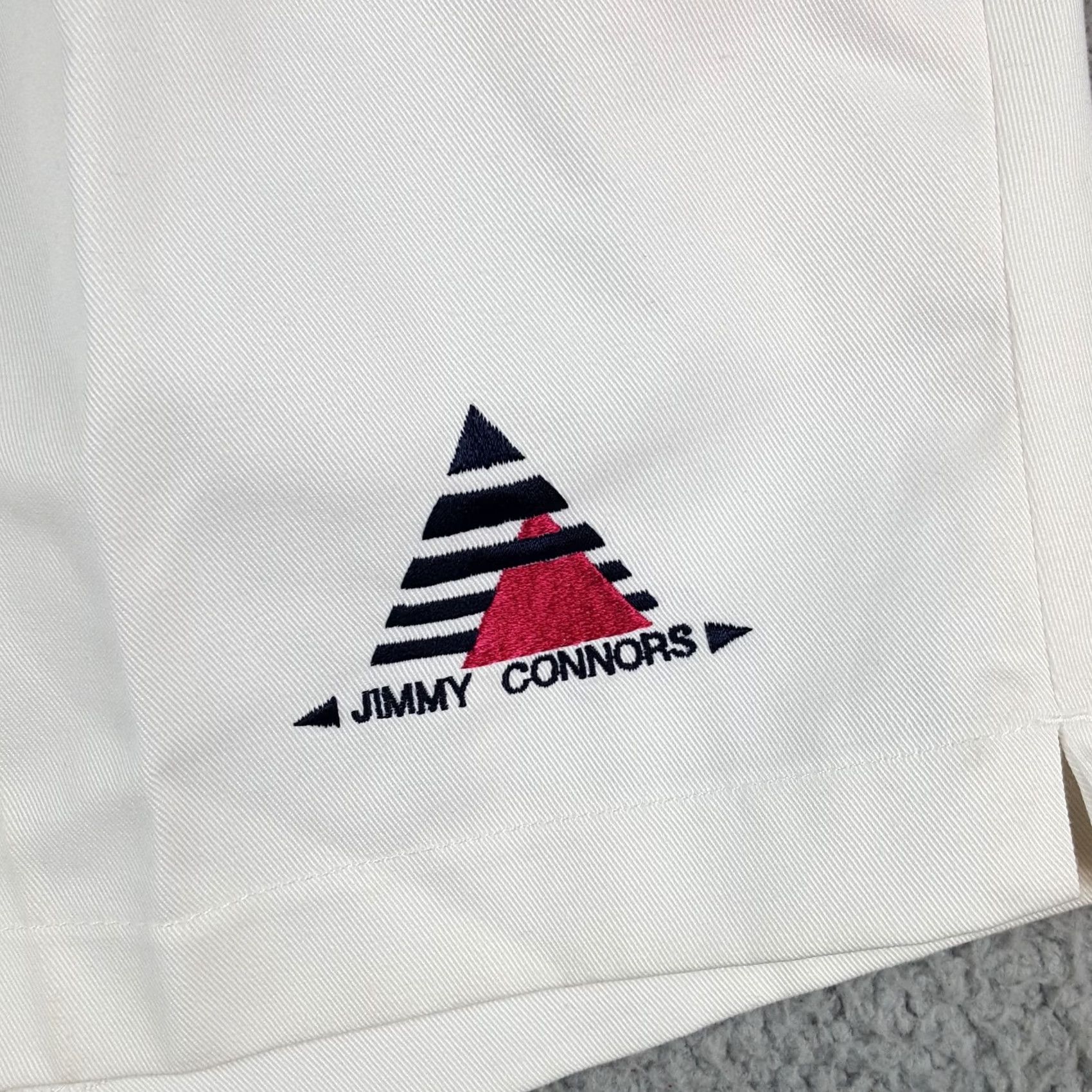 Vintage VINTAGE Jimmy Connors Men's Size 40 White Tennis Shorts Size US 40 / EU 56 - 3 Thumbnail
