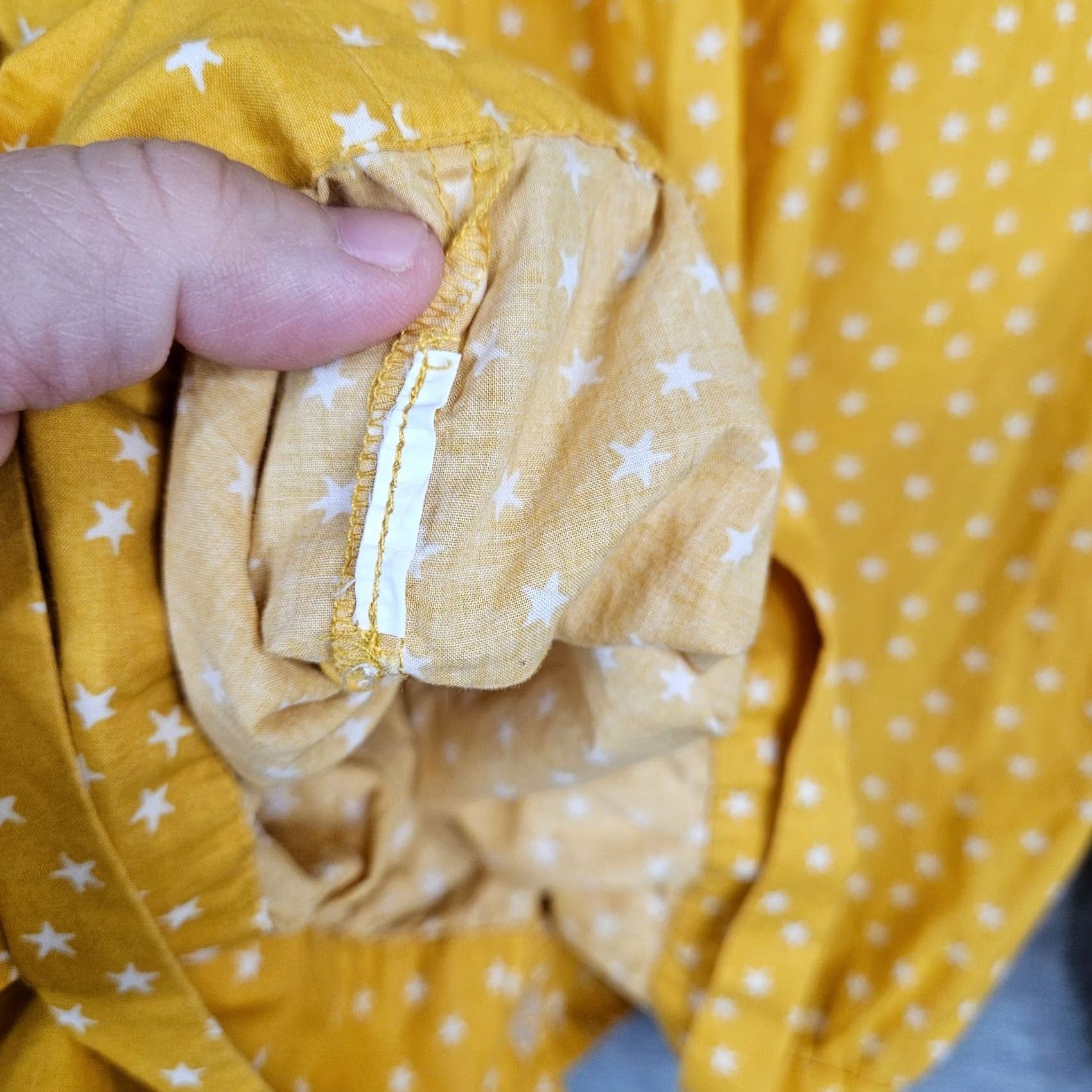 Madewell Madewell Shirt Women’s Yellow Wrap Tie waist Star Scatter Sz S Size S / US 4 / IT 40 - 3 Thumbnail