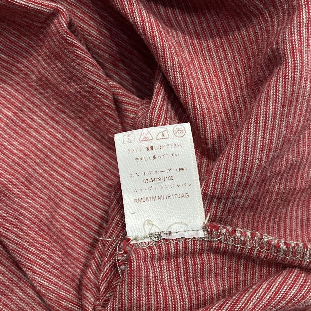 Louis Vuitton Louis Vuitton Striped V Neck Tshirt Size US XL / EU 56 / 4 - 6 Thumbnail