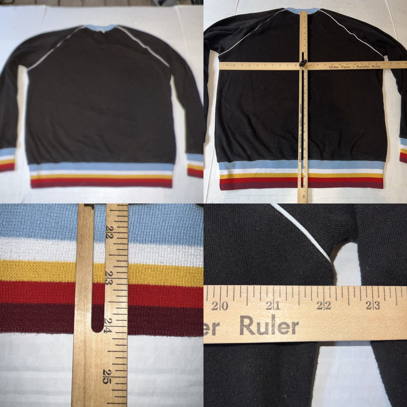 Vintage VINTAGE Camp Collection Sweatshirt Mens S Black Rainbow Cuffs Concert Outside Lands 90s Theme Pullover Logo All Seasons Size US S / EU 44-46 / 1 - 8 Thumbnail