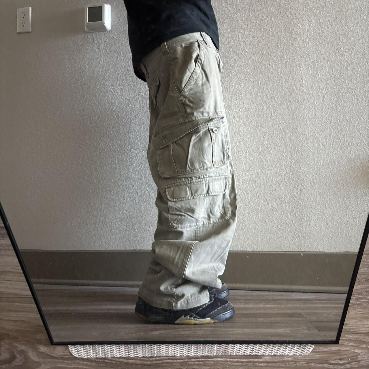 Vintage Crazy Vintage Y2K/2000s Baggy Khaki Streetwear Skater Cargo Pants! 36x30 Size US 36 / EU 52 - 2 Thumbnail