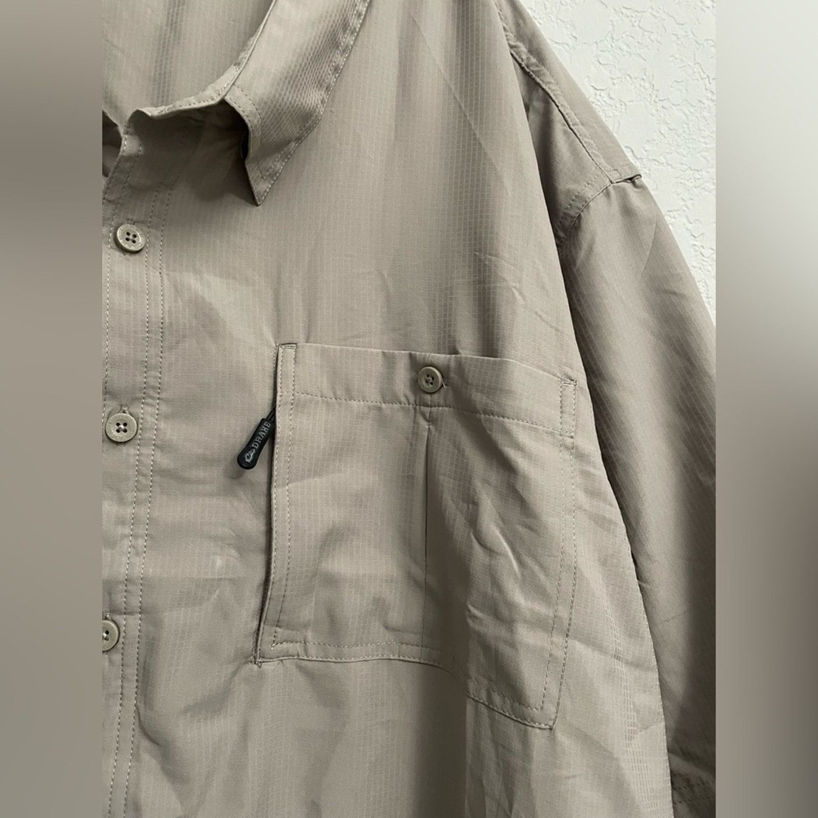 Drake Drake 8-Shot Flyweight Hunting S/S Khaki Shirt Men 3XL Size US XXL / EU 58 / 5 - 6 Thumbnail