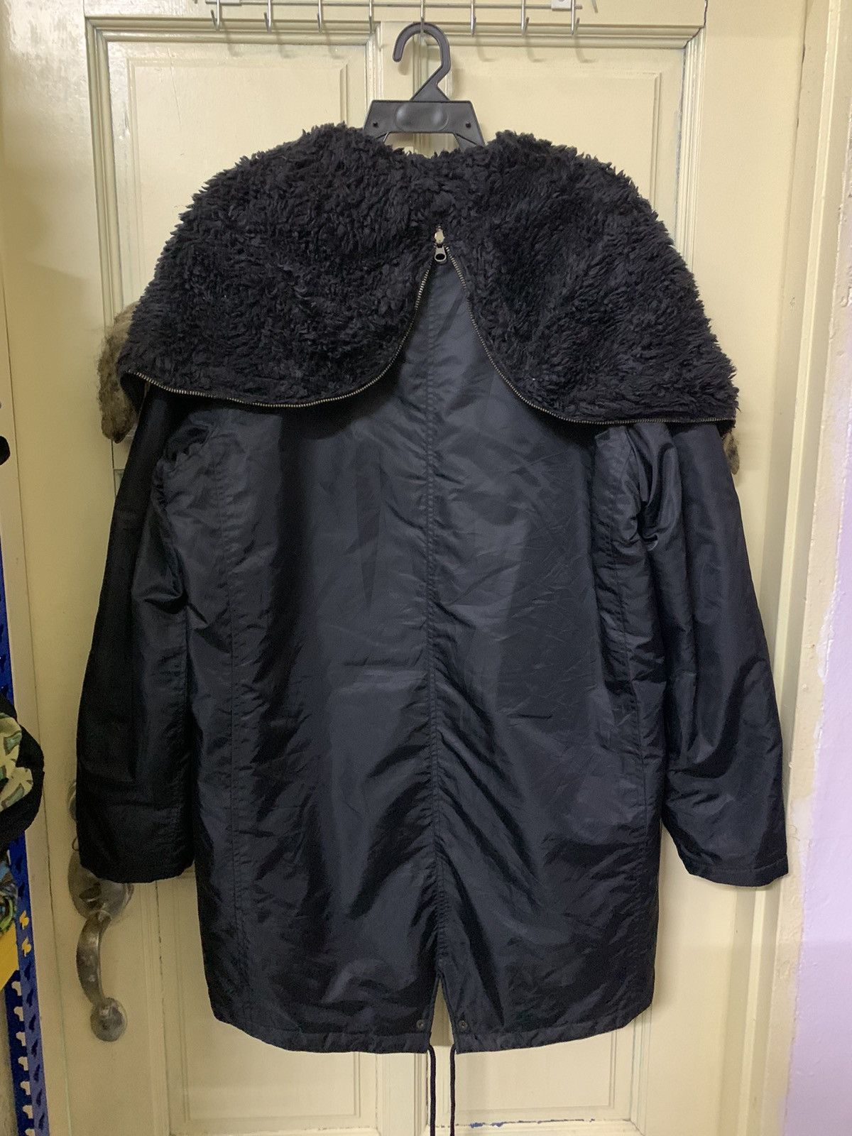 Topman Vtg Ma-1 Topman Mink Fur Hoodie Jacket Size US M / EU 48-50 / 2 - 7 Thumbnail