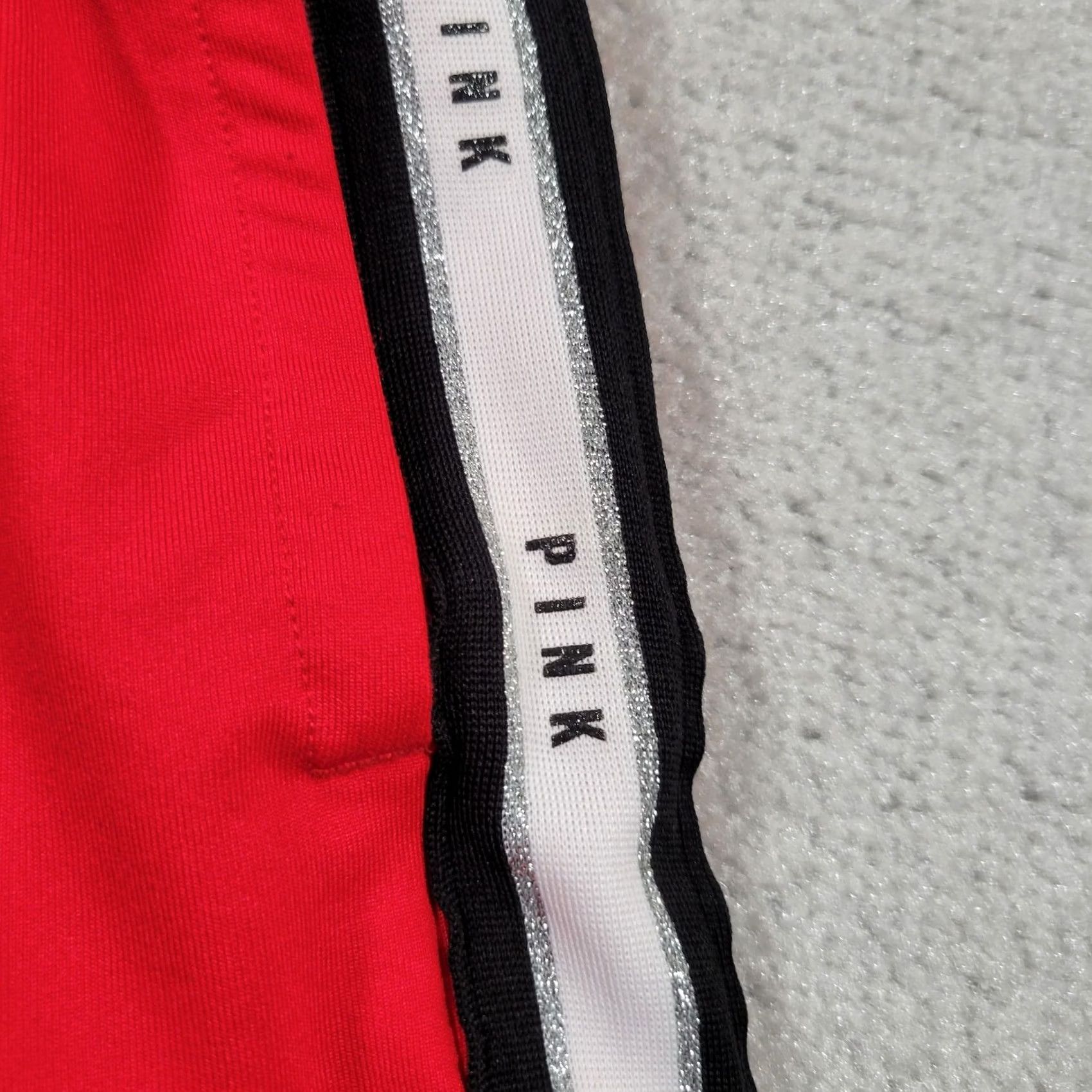 Victoria's Secret Pink Victoria's Secret Red Sport Track Mini Shorts Women’s Small Cheerleading Shorts Size 28" / US 6 / IT 42 - 5 Thumbnail