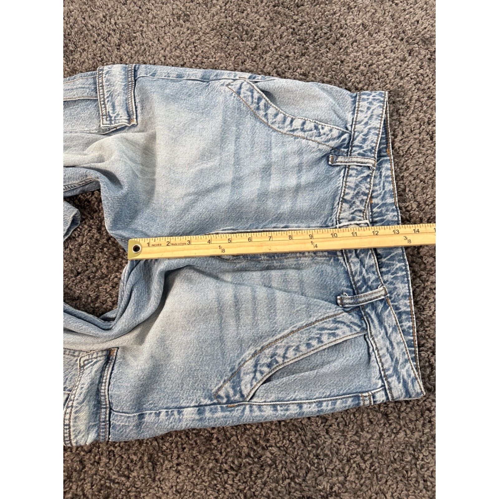 Vintage VINTAGE Aeropostale Jeans Womens 30x27 Wide-Leg Light Wash High Rise Baggy 30 Inseam 27 in Blue Womens Size 30" / US 8 / IT 44 - 5 Thumbnail