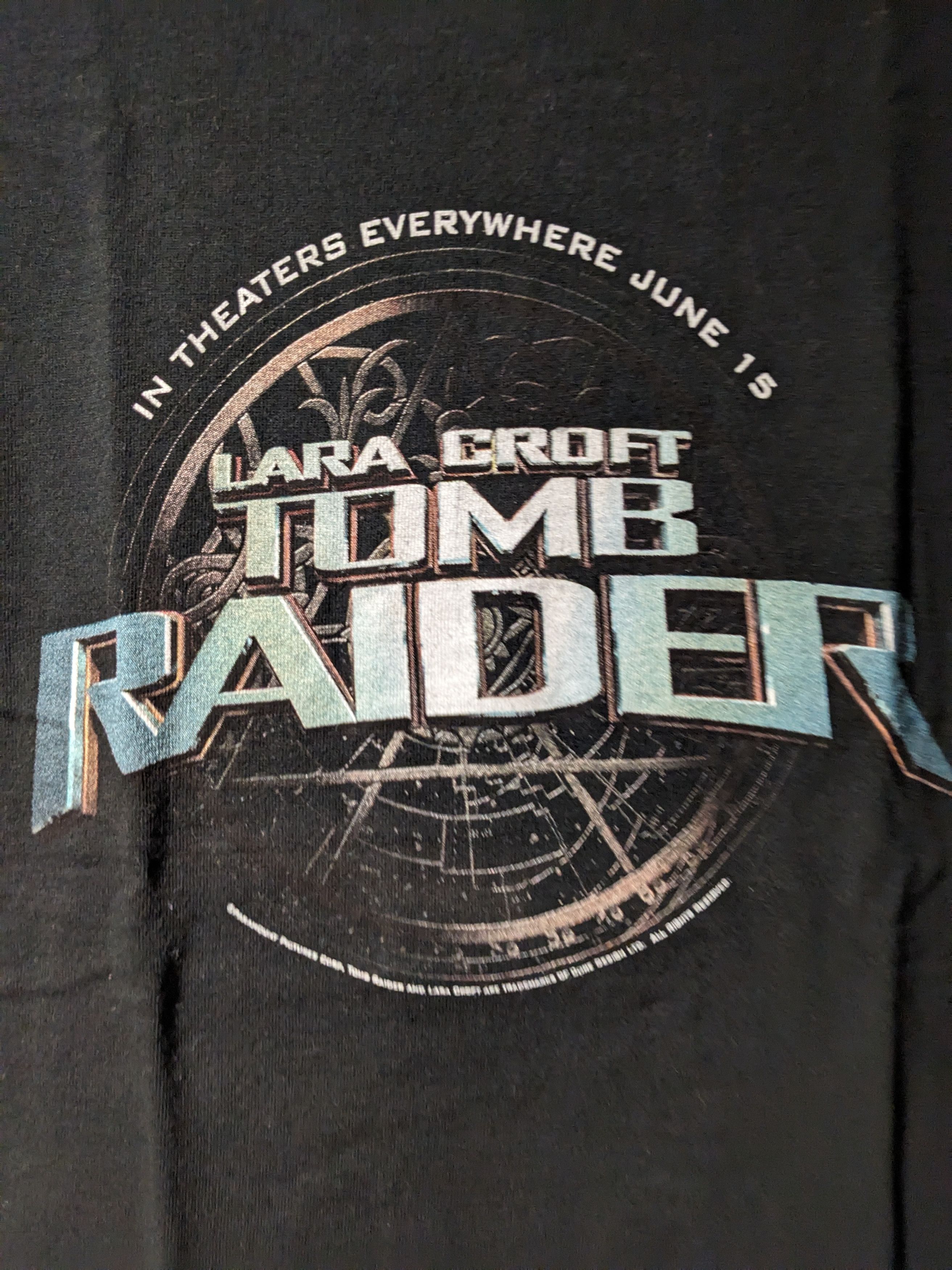 Vintage Vintage 2001 Lara Croft Tomb Raider Taco Bell Movie T-Shirt Size US M / EU 48-50 / 2 - 2 Thumbnail