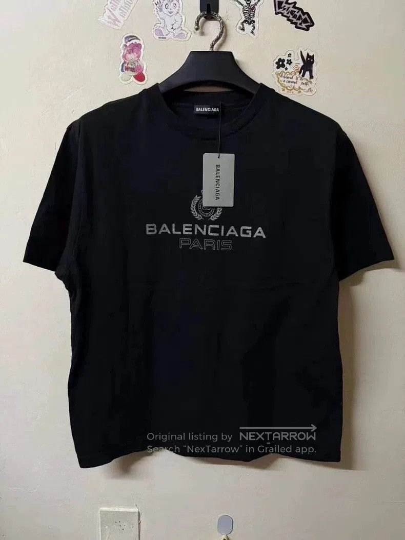 Balenciaga Balenciaga Sequin Crown Short Sleeve Tee. Size US M / EU 48-50 / 2 - 1 Thumbnail