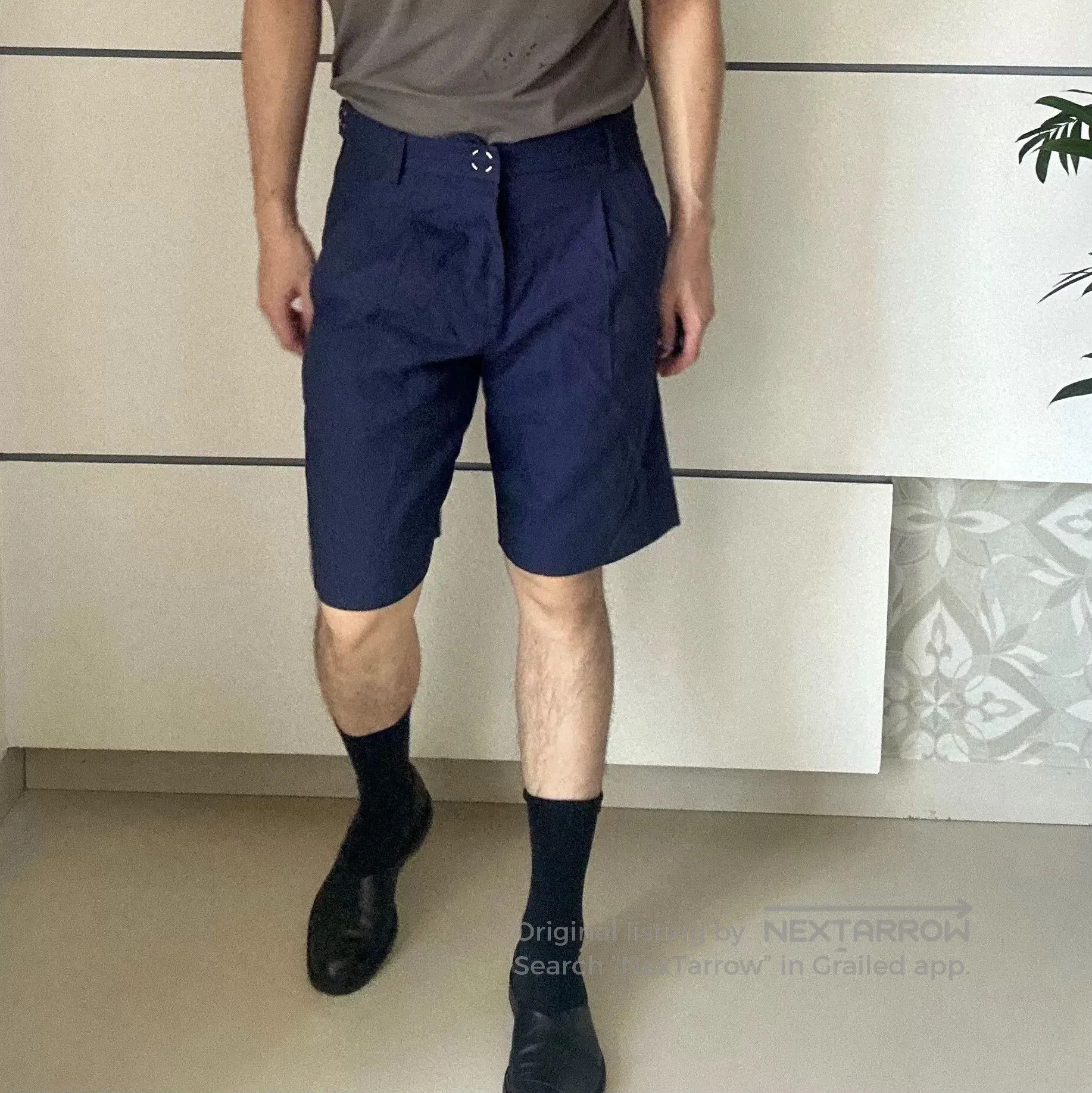 Raf Simons RAF SIMONS Men's Navy Shorts. Size US 30 / EU 46 - 7 Thumbnail