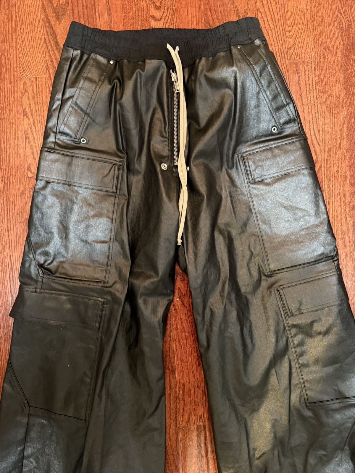 Rick Owens Rick Owen Belas Cargos Waxed Black Size US 36 / EU 52 - 7 Thumbnail
