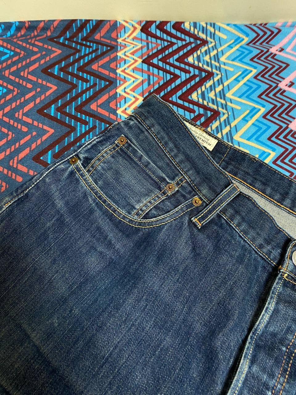 Levi's jeans pants Levi's 501 blue Y2K vintage w38 streetwear Size US 38 / EU 54 - 7 Thumbnail
