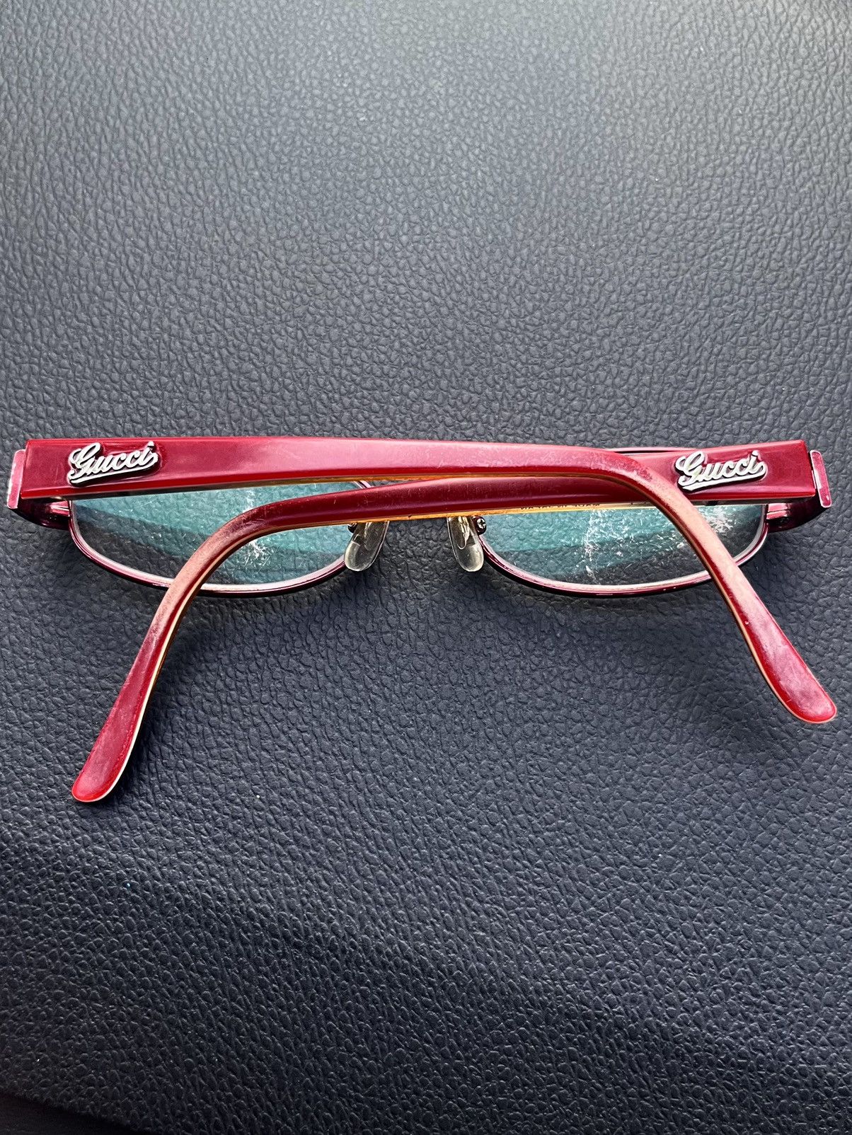 Gucci Y2K Gucci Logo Iconic Glasses Size ONE SIZE - 1 Thumbnail