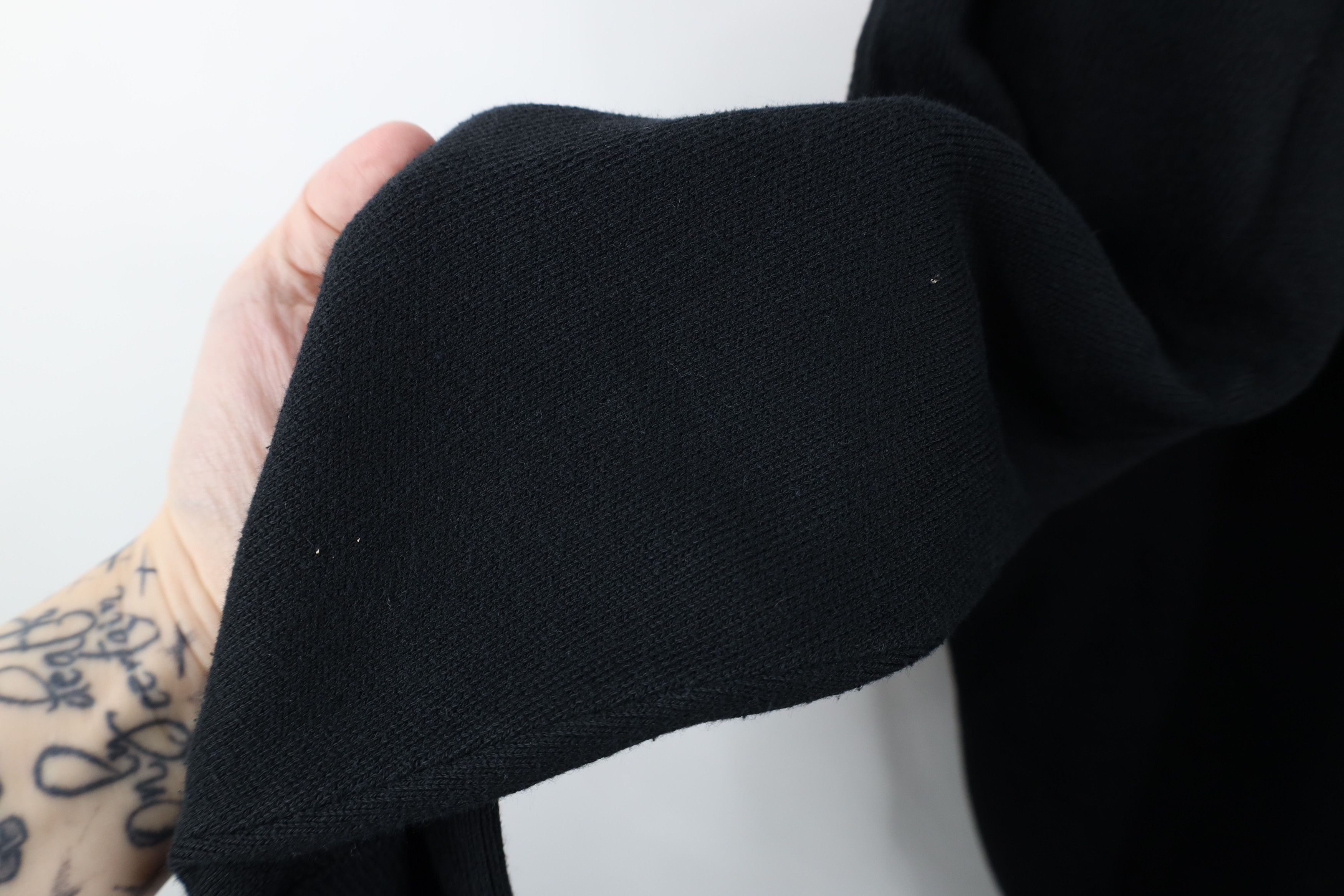 Vintage Vintage 90s Streetwear Knit Mock Neck Dad Sweater Black Size US XL / EU 56 / 4 - 7 Thumbnail
