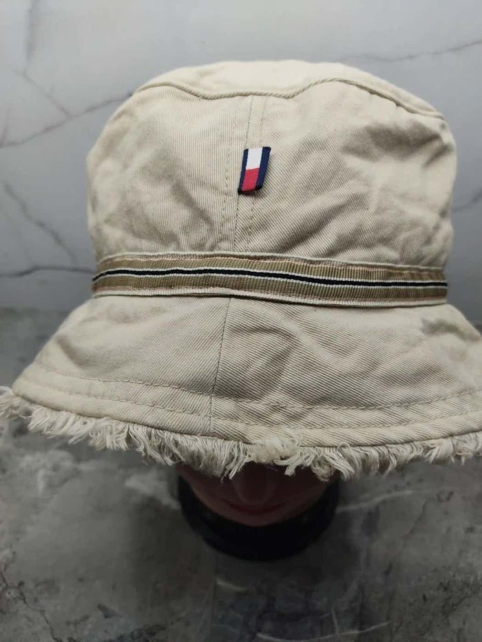 Tommy Hilfiger × Vintage Tommy Hilfiger Distressed Style Bucket Hat Size ONE SIZE - 3 Thumbnail