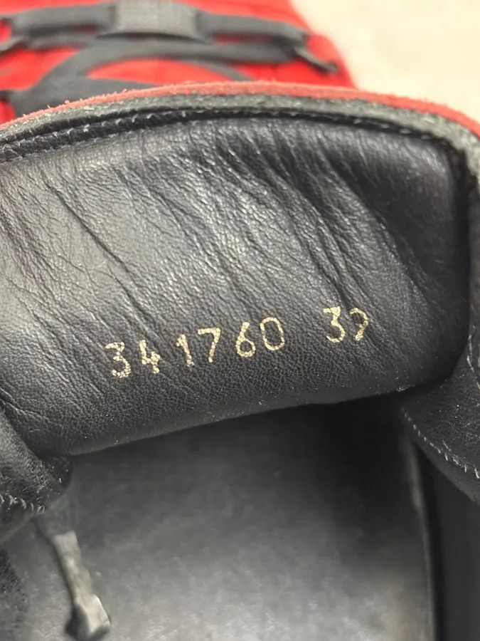 Balenciaga Balenciaga Arena Black & Red Suede Leather High Sneakers Size US 7.5 / EU 40-41 - 9 Thumbnail