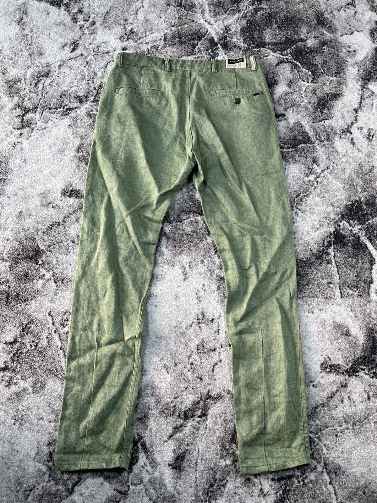 Freitag FREITAG E550 Green Linen Work Pants Size US 32 / EU 48 - 13 Thumbnail