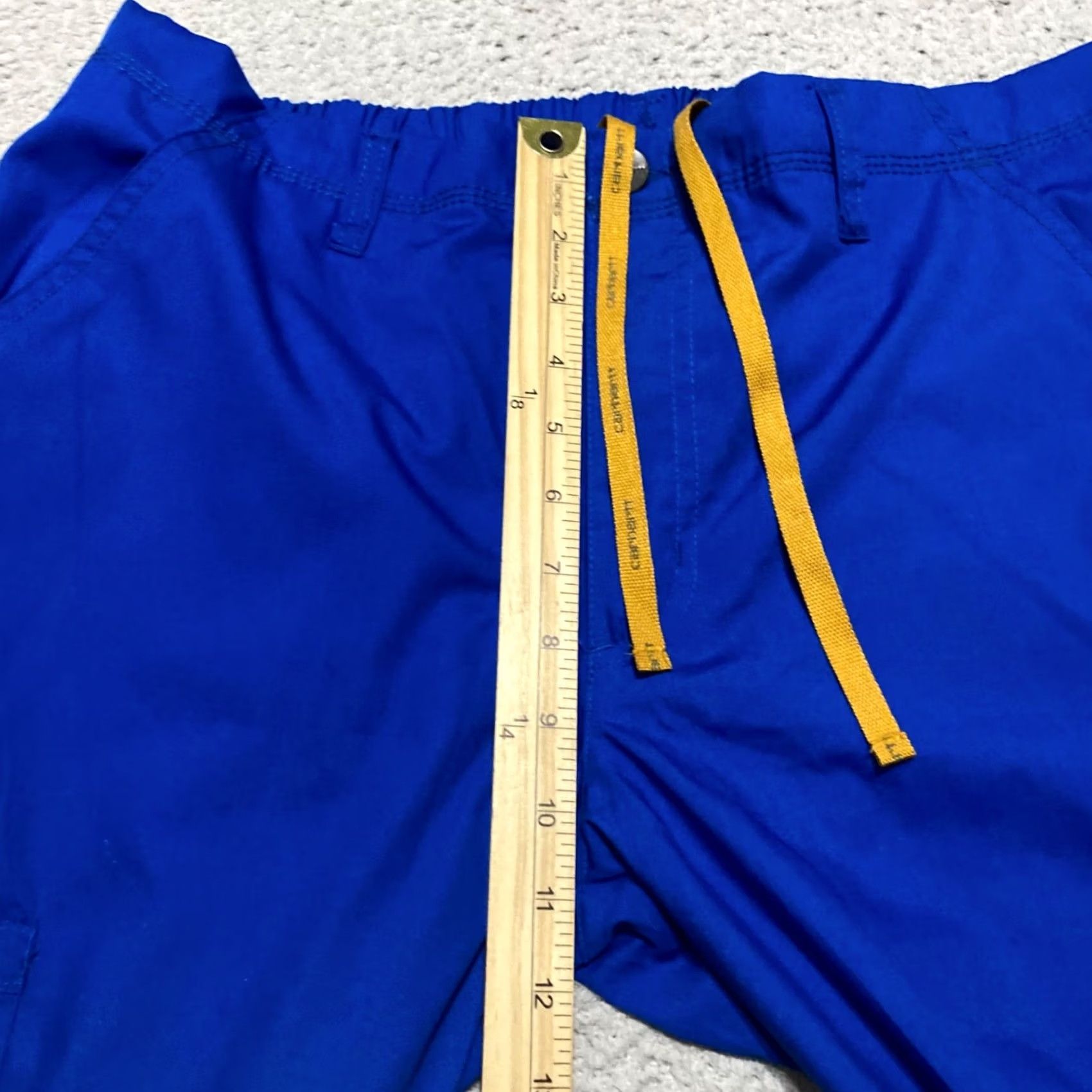 Carhartt Carhartt Unisex Medium Blue Scrub Pants Bottoms Medical Straight Cargo Pants Size US 31 - 7 Thumbnail