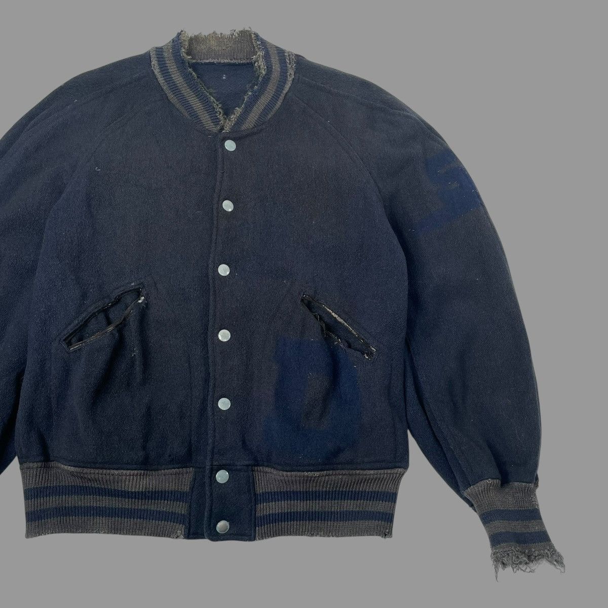 Vintage Vintage 1950s faded varsity jacket Size US M / EU 48-50 / 2 - 3 Thumbnail