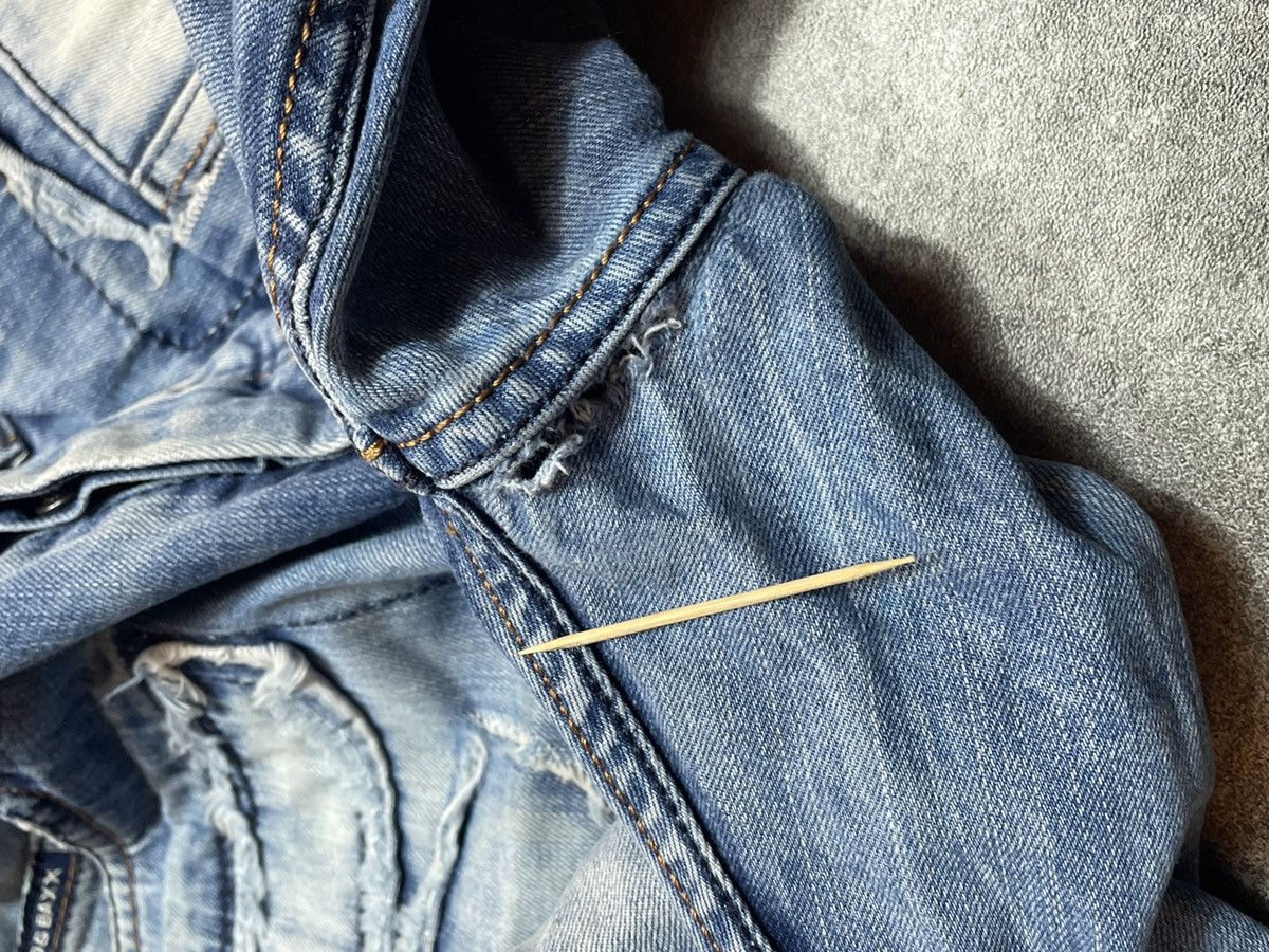 Vintage 🔥RARE🔥Vintage Y2K Denim Jeans Distressed Rare Avant Garde Size US 32 / EU 48 - 19 Thumbnail