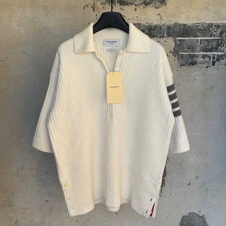 Thom Browne Thom Browne Knitted polo sweater Size US XS / EU 42 / 0 - 2 Thumbnail