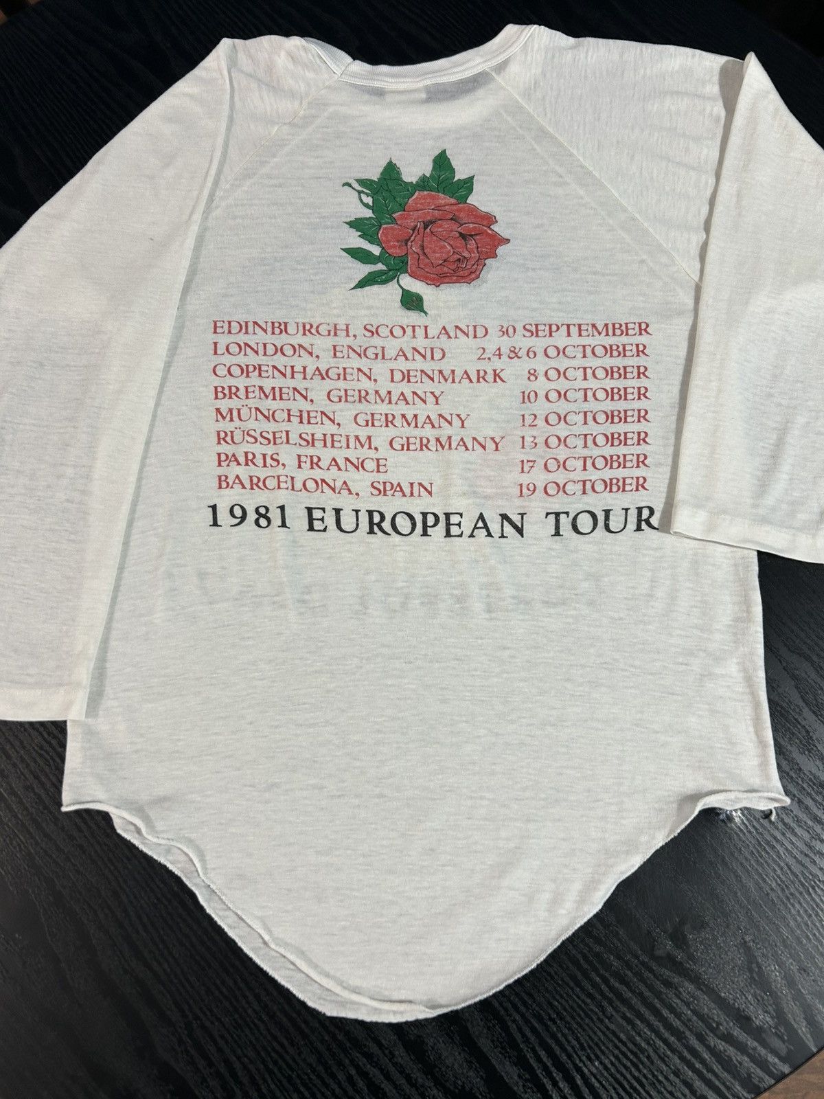 Grateful Dead × Vintage 1981 Grateful Dead European Tour by Stanley Mouse Size US M / EU 48-50 / 2 - 2 Thumbnail