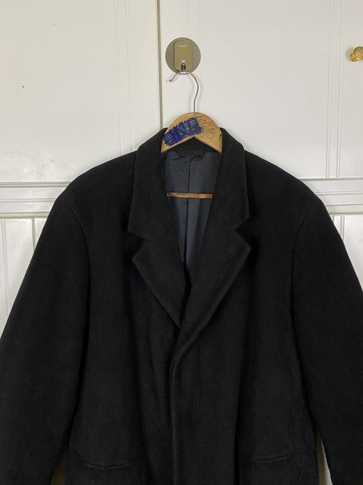 Yohji Yamamoto 🔥YOHJI YAMAMOTO 🔥 Wool Long Jacket Size US L / EU 52-54 / 3 - 4 Thumbnail