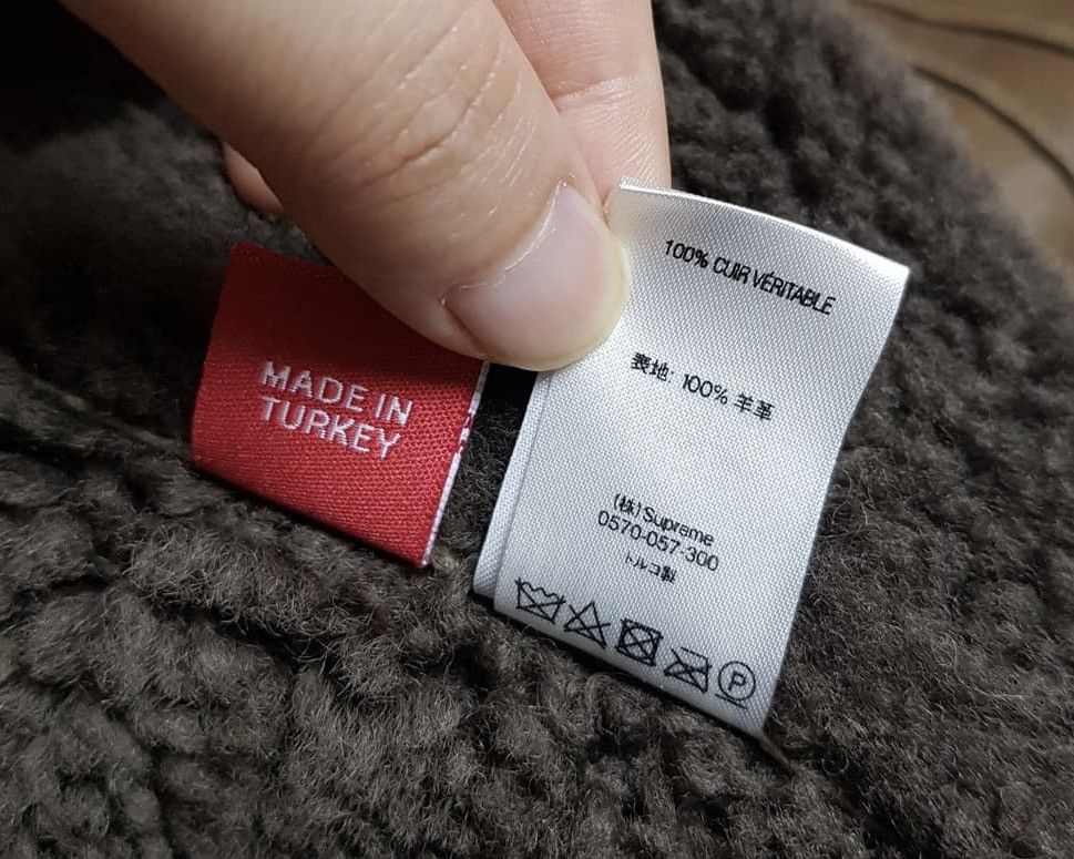 Supreme Supreme 18FW Patchwork Shearling B-3 Leather Jacket Size US M / EU 48-50 / 2 - 7 Thumbnail