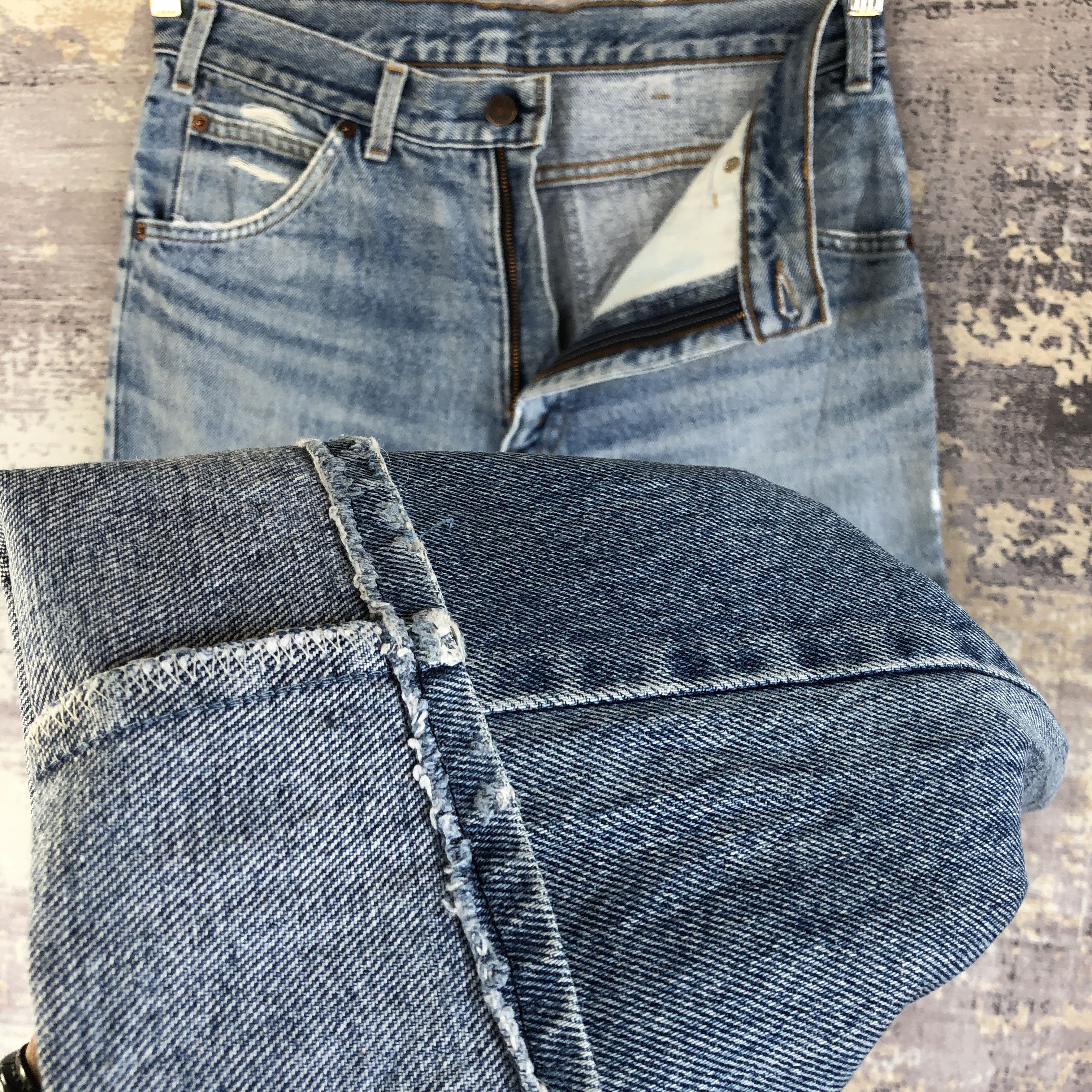 Levi's Vintage 90s Levis 505 Faded Jeans Levi's Light Wash Denim Size US 30 / EU 46 - 7 Thumbnail