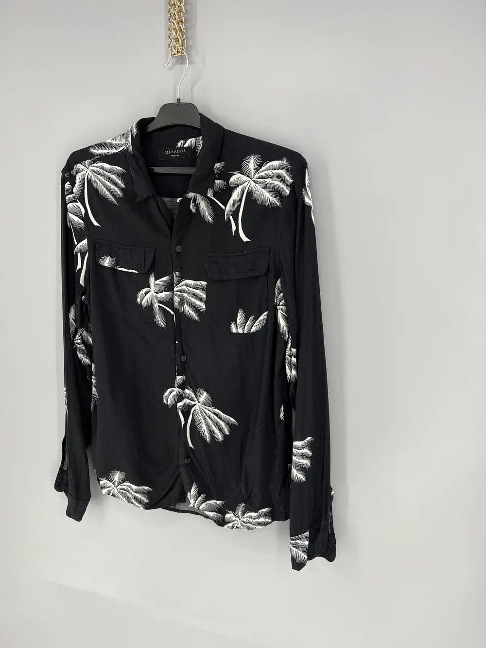 Allsaints Vintage Y2K Allsaints Hawaiian Shirt Art Hype Size M Size US M / EU 48-50 / 2 - 4 Thumbnail