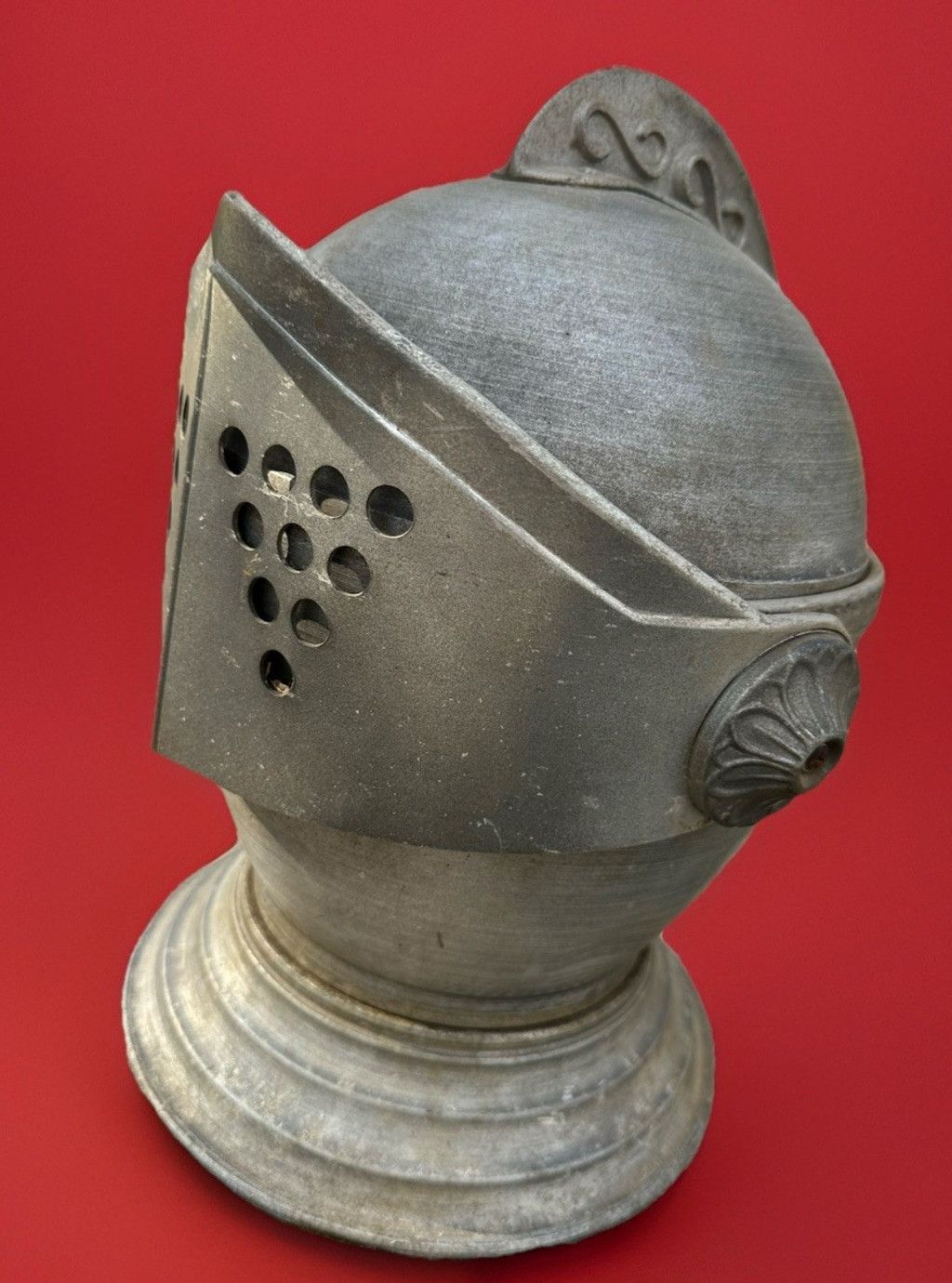 Knightsbridge Vintage 60-70’s Italy Metal Armor Medieval Ice Bucket King K Size ONE SIZE - 11 Thumbnail