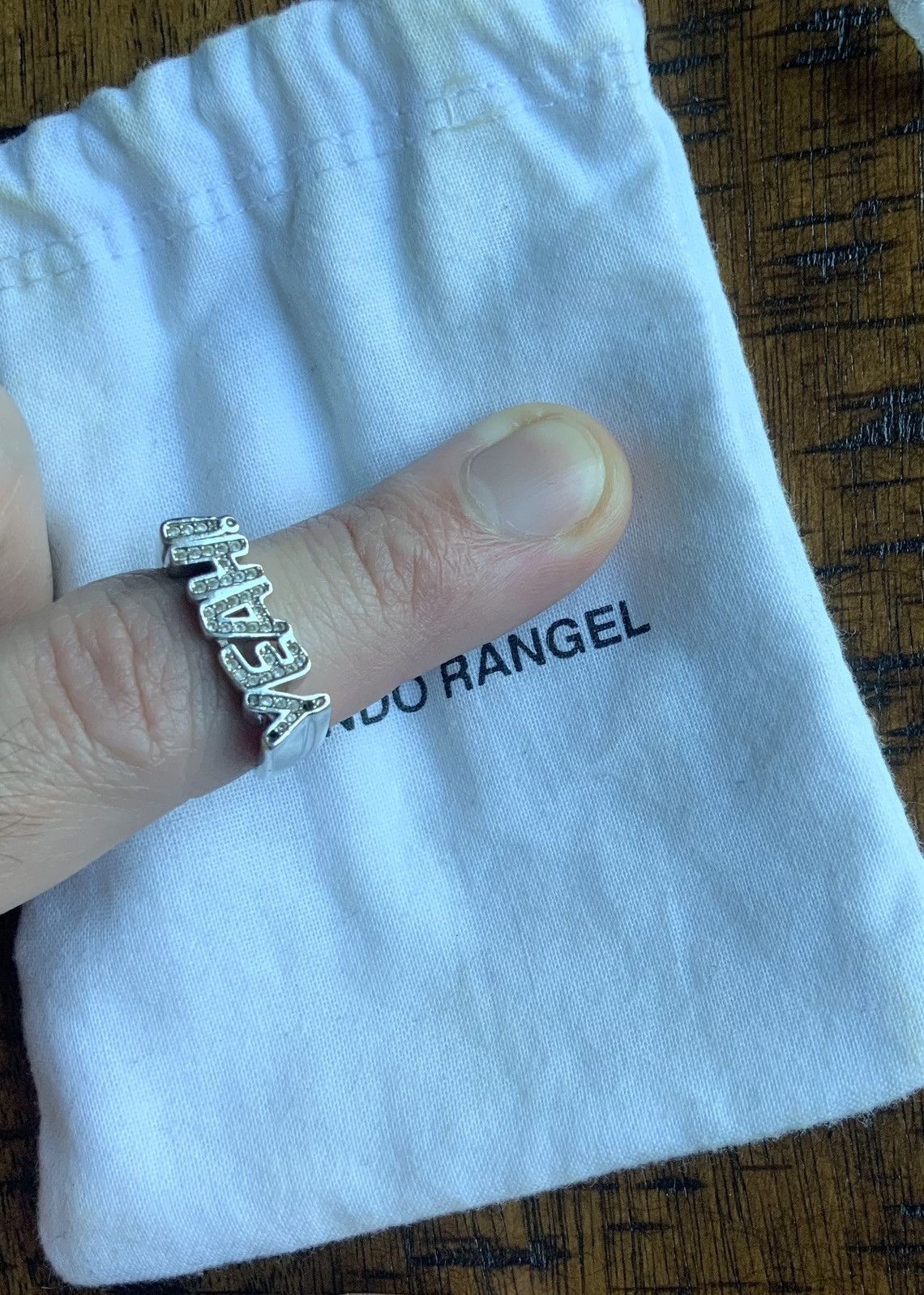 Jacov whoisjacov x Fernando Rangel 925 Silver ‘yeah’ Ring