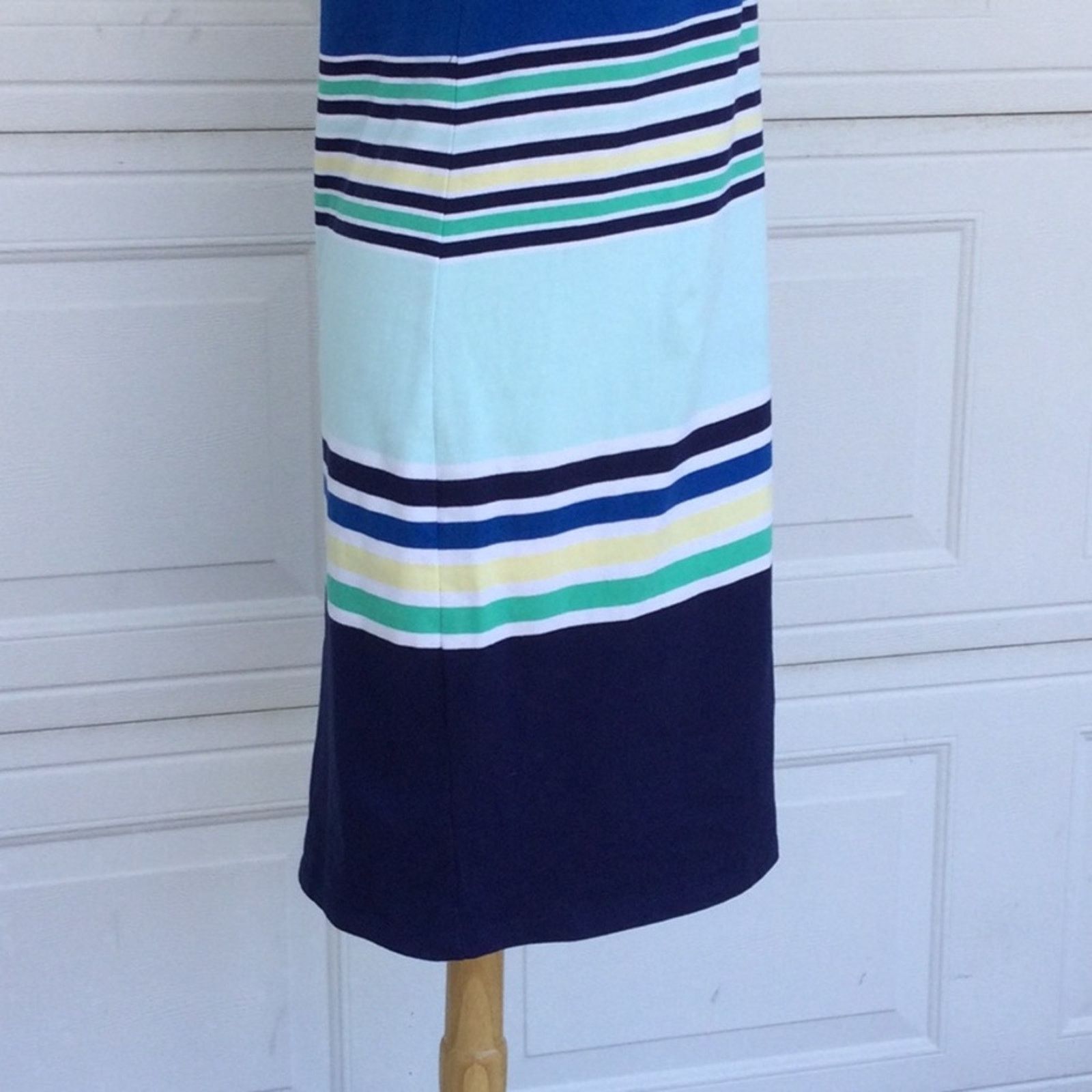 Other Liz Claiborne Weekend Stripe Sleeveless Midi Dress Size LT Size L / US 10 / IT 46 - 6 Thumbnail