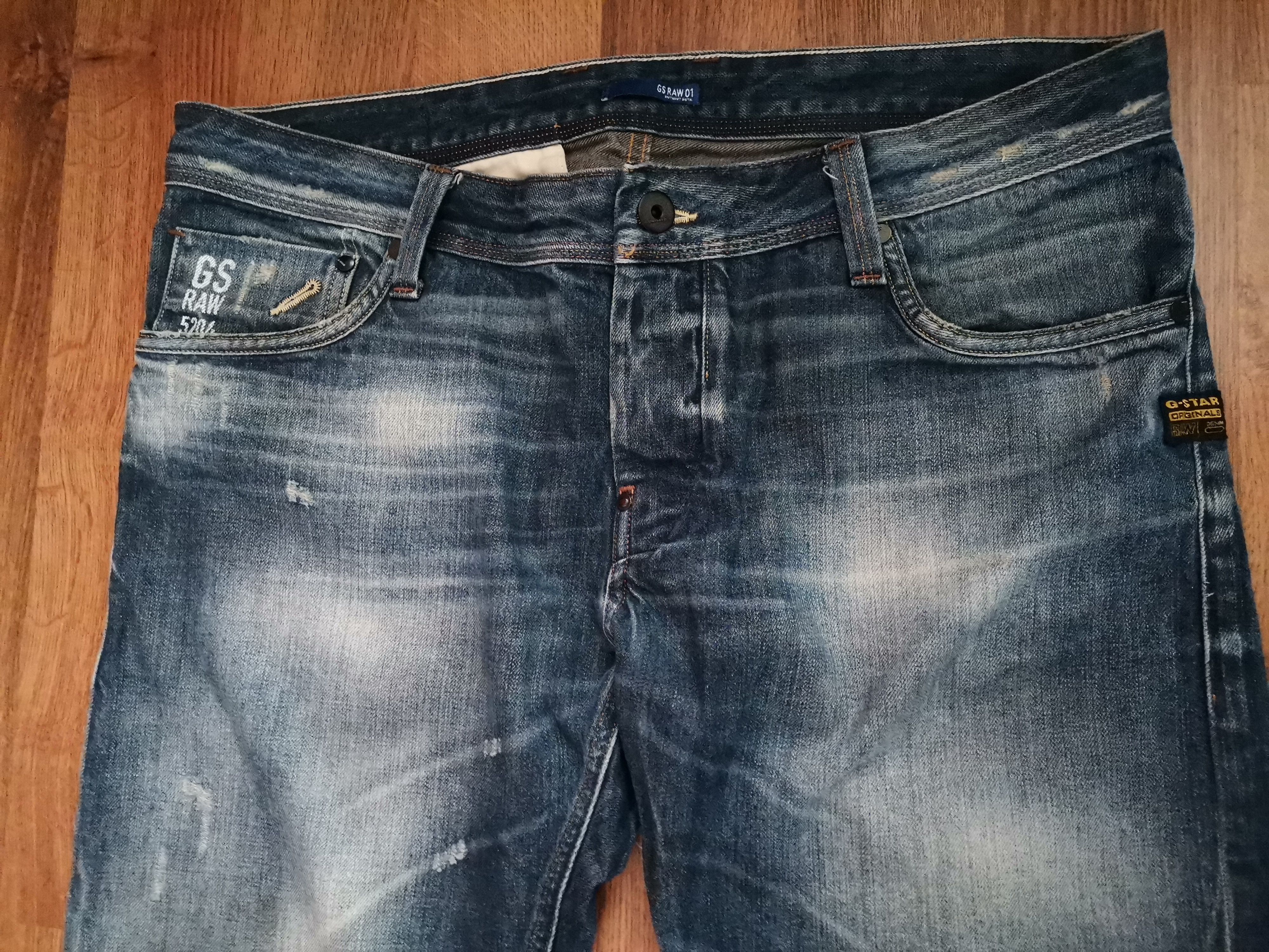 G-Star G-Star Raw Distressed Jeans Size US 36 / EU 52 - 4 Thumbnail