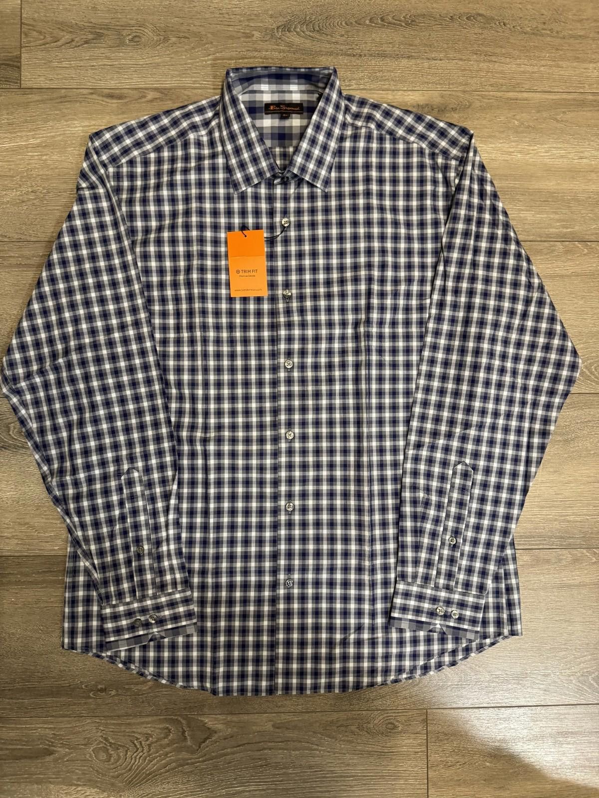 Ben Sherman Men's Ben Sherman Long Sleeve Button up Shirt size L new Size US L / EU 52-54 / 3 - 1 Thumbnail