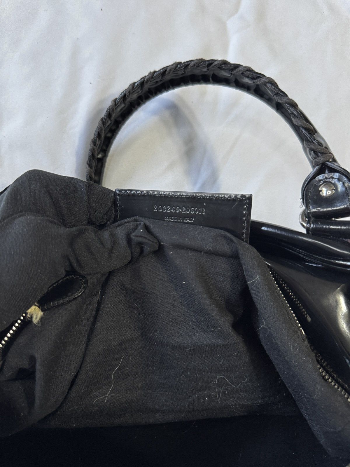 Balenciaga Real Balenciaga black patent leather bowling bag Size ONE SIZE - 8 Thumbnail