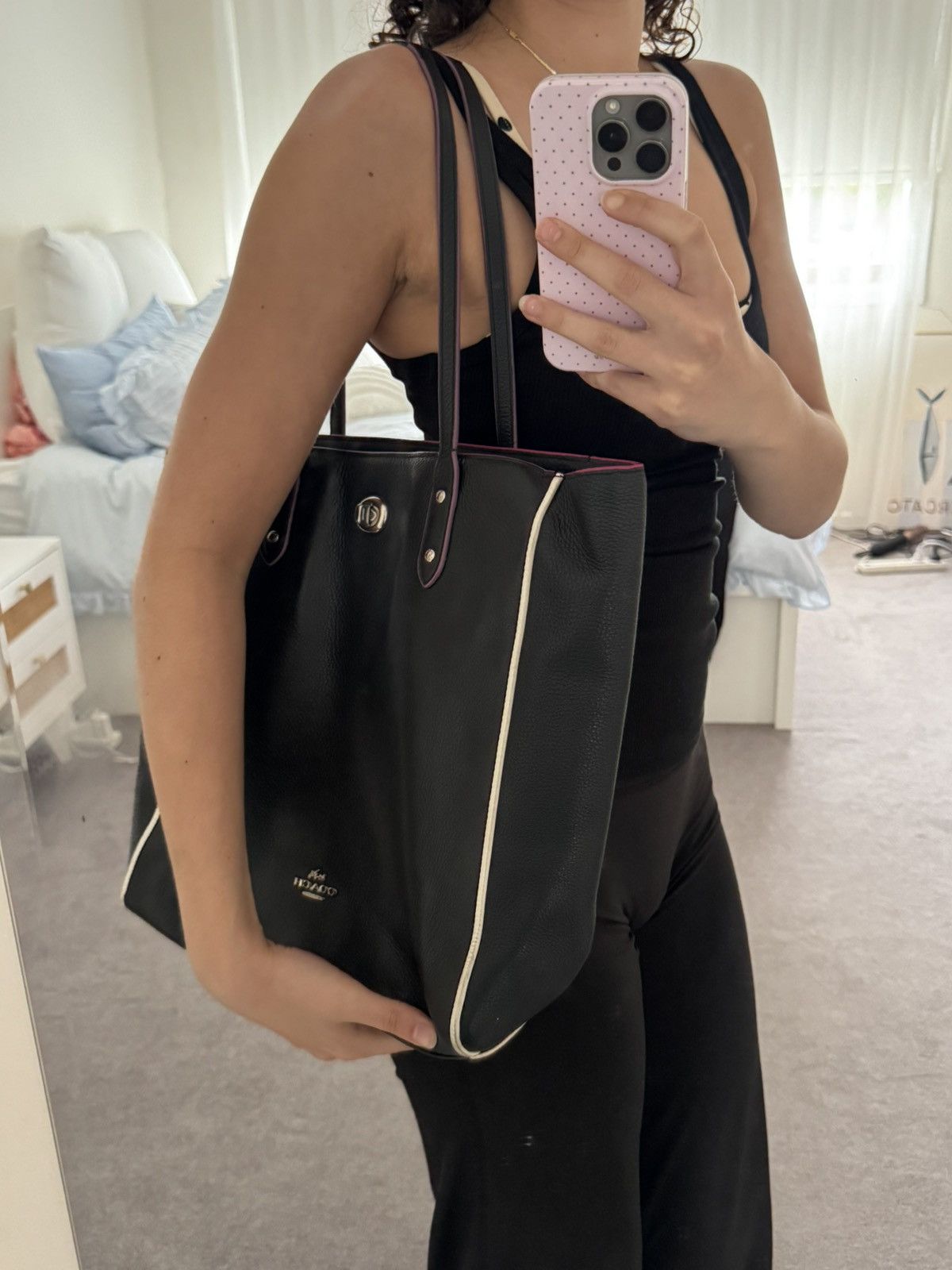 Coach Black leather Coach bag Size ONE SIZE - 7 Thumbnail