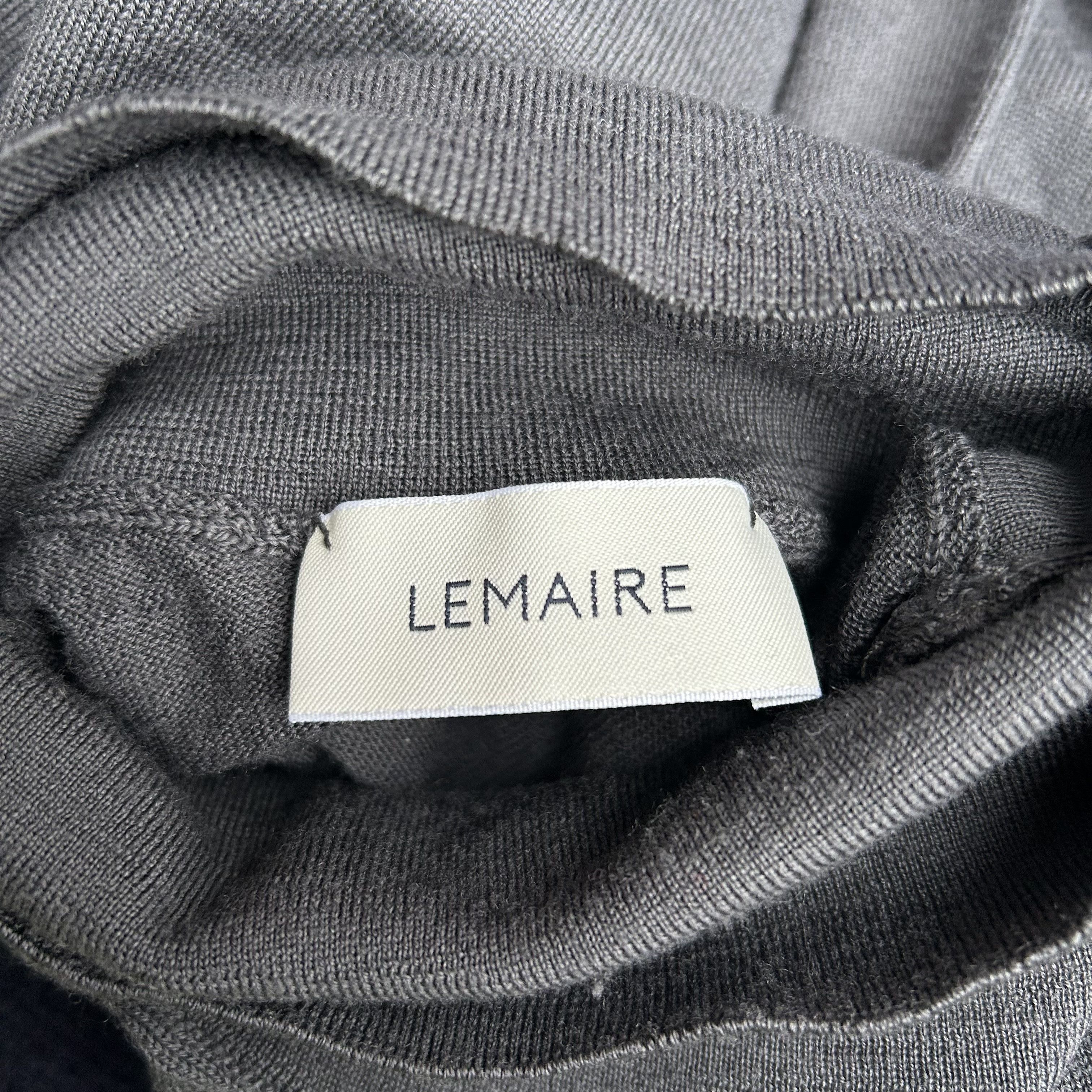 Christophe Lemaire × Lemaire Lemaire Grey Wool Turtleneck Sweater Top Size US M / EU 48-50 / 2 - 7 Thumbnail
