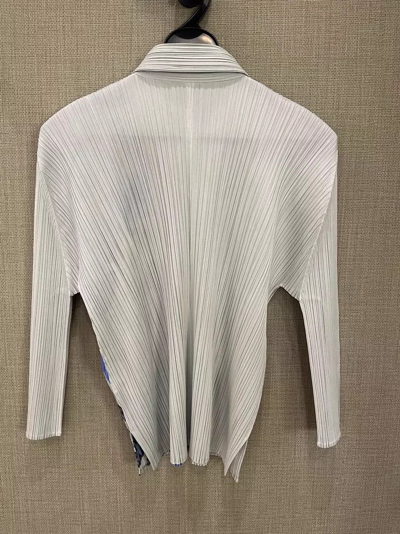 Issey Miyake Issey Miyake size:3 Blue and white blue and white porcelai Size 31" - 6 Thumbnail
