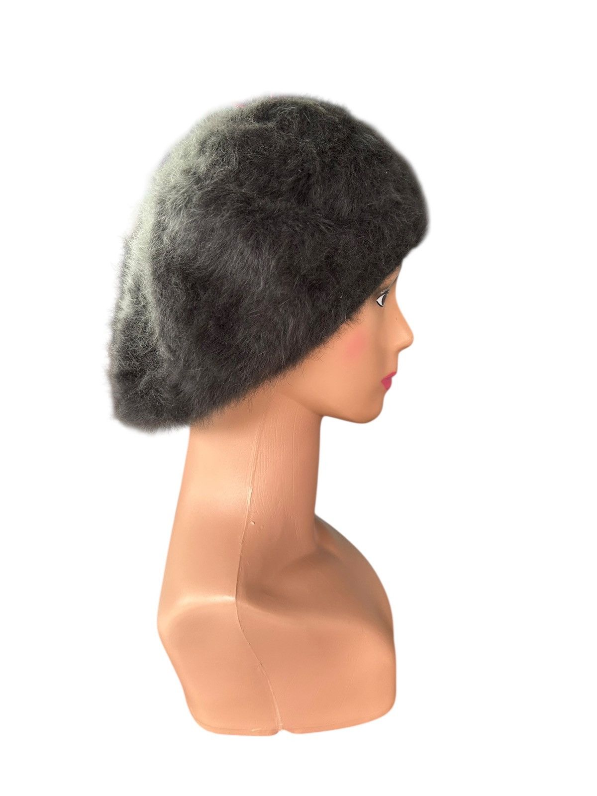14th Addiction Japanese Punk Bondage Style Fur Hairy Hats Size ONE SIZE - 4 Thumbnail