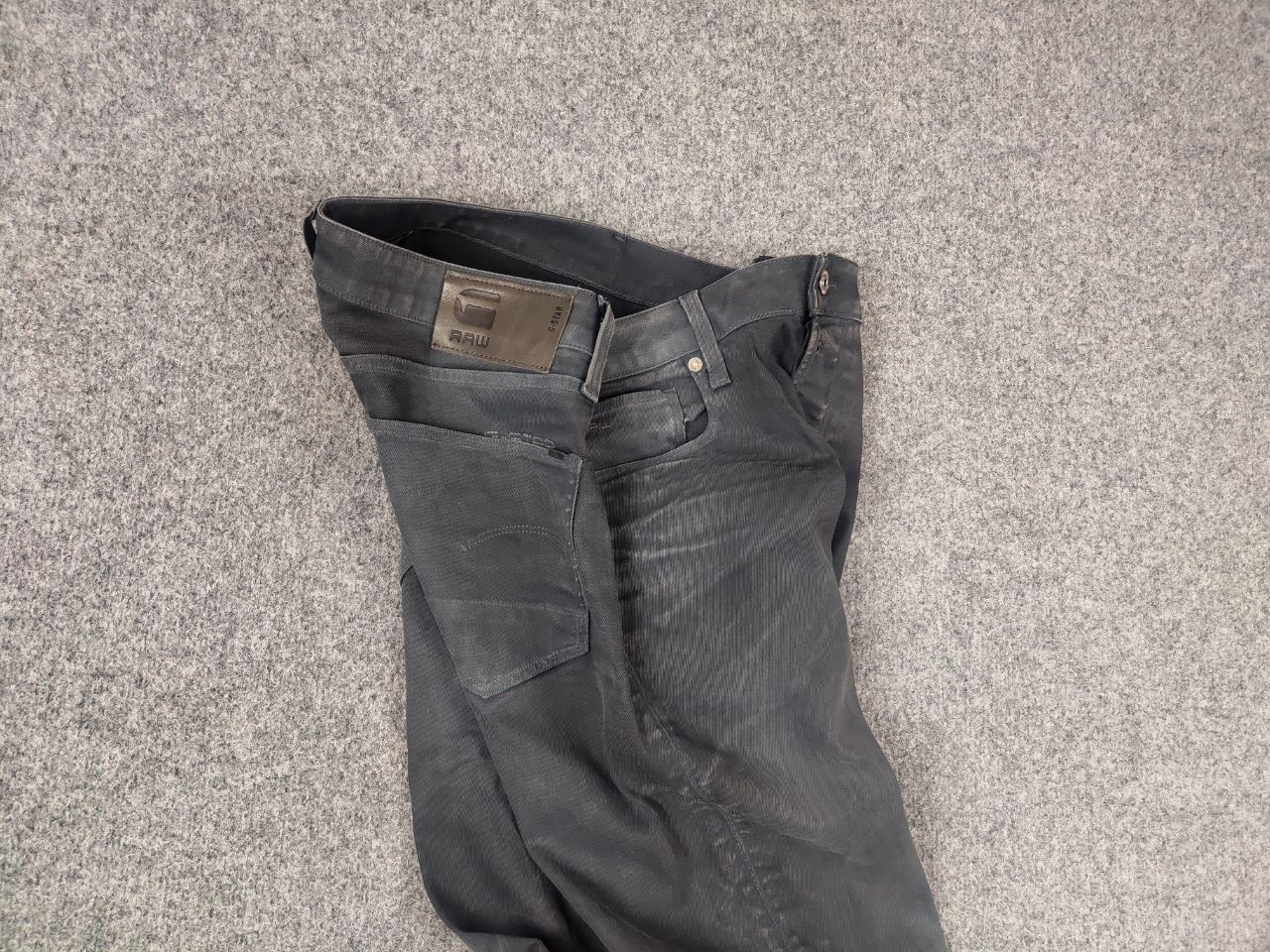 G-Star G Star Raw Vintage 3301 Gray Waxed Jeans if six was nine Size US 33 - 9 Thumbnail