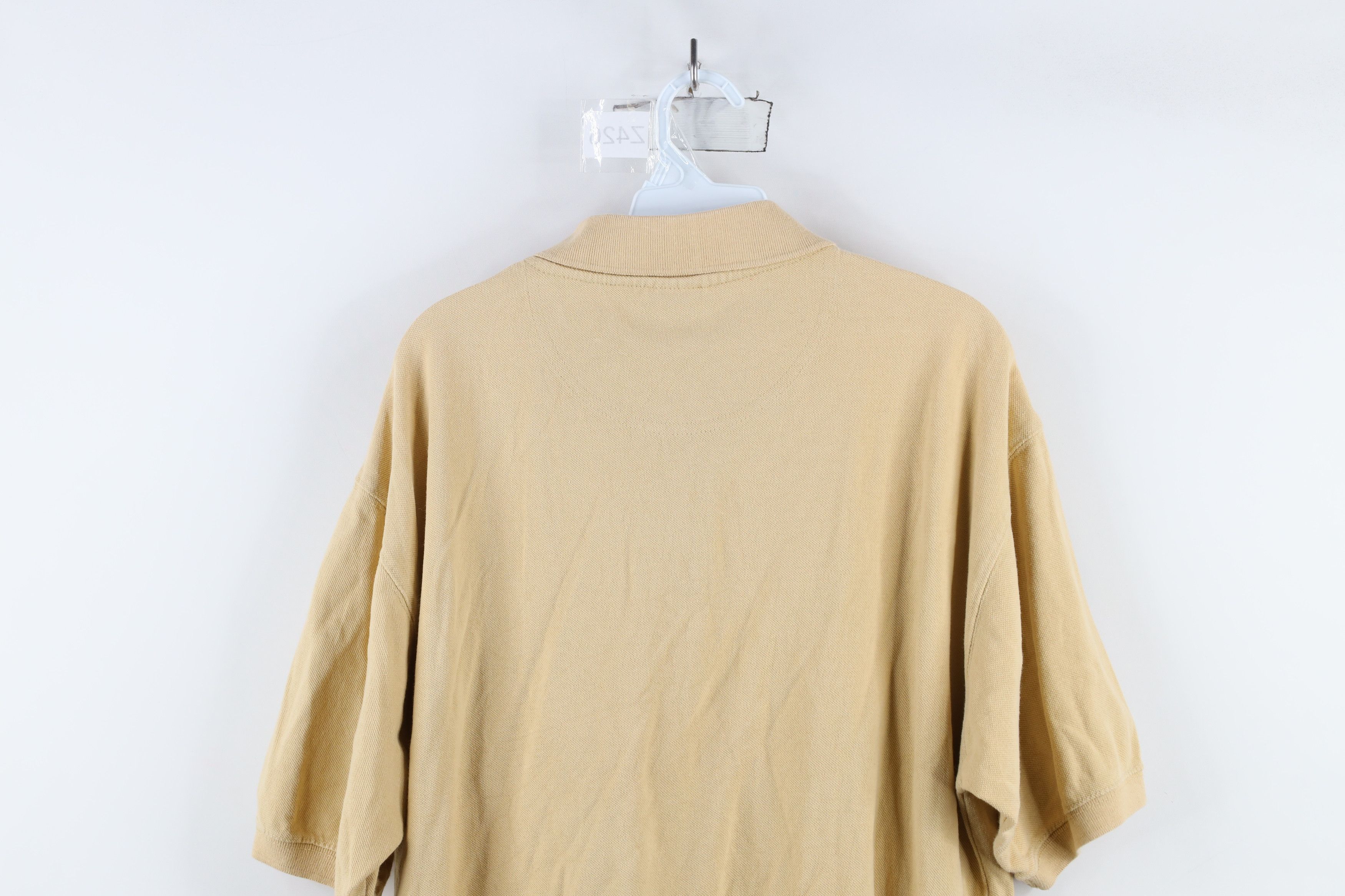 Vintage Vintage 90s Dame University Irish Collared Polo Shirt Gold Size US L / EU 52-54 / 3 - 11 Thumbnail