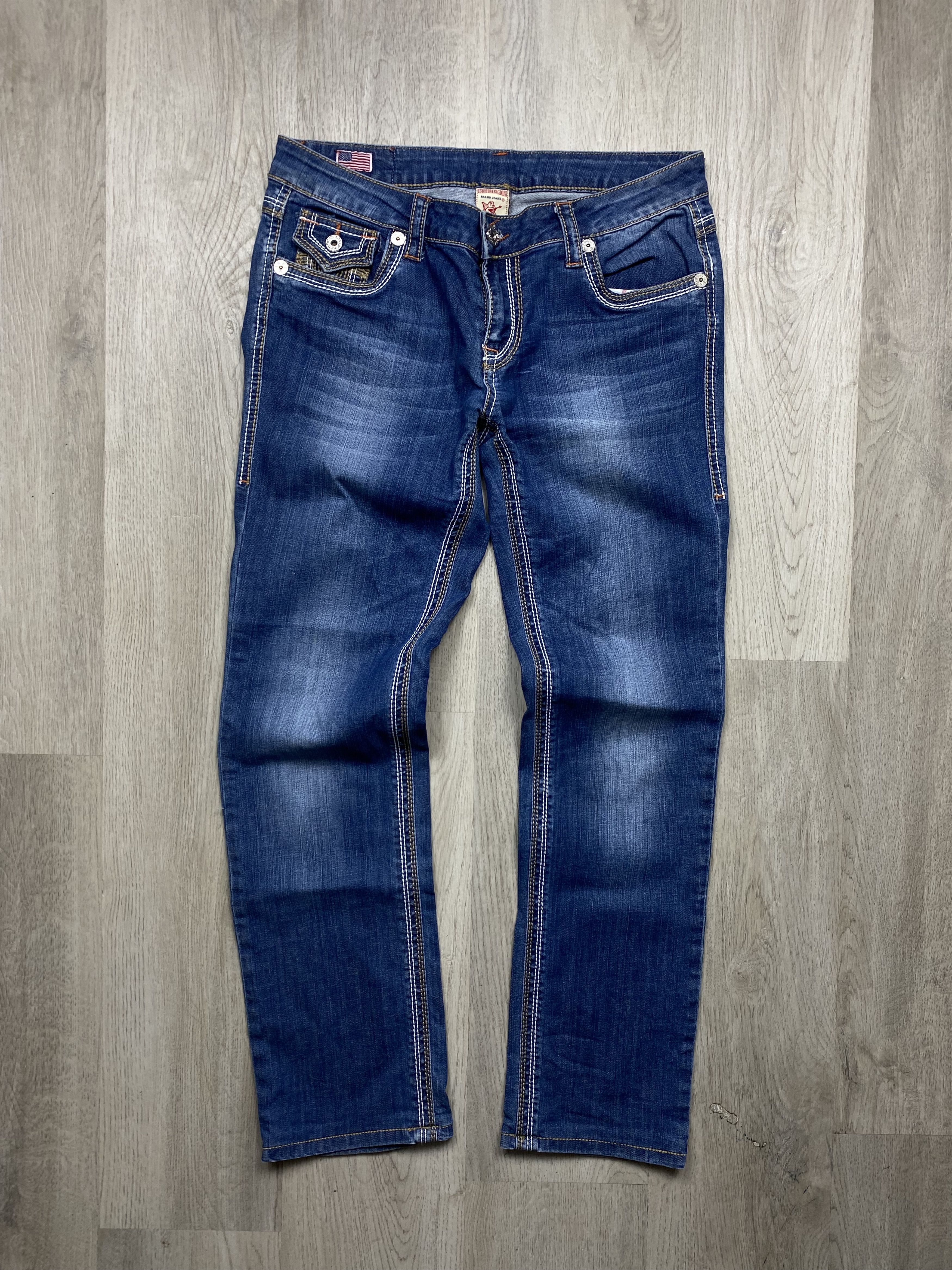 True Religion True Religion Vintage Womens Denim Pants Jeans Size 33" - 2 Thumbnail