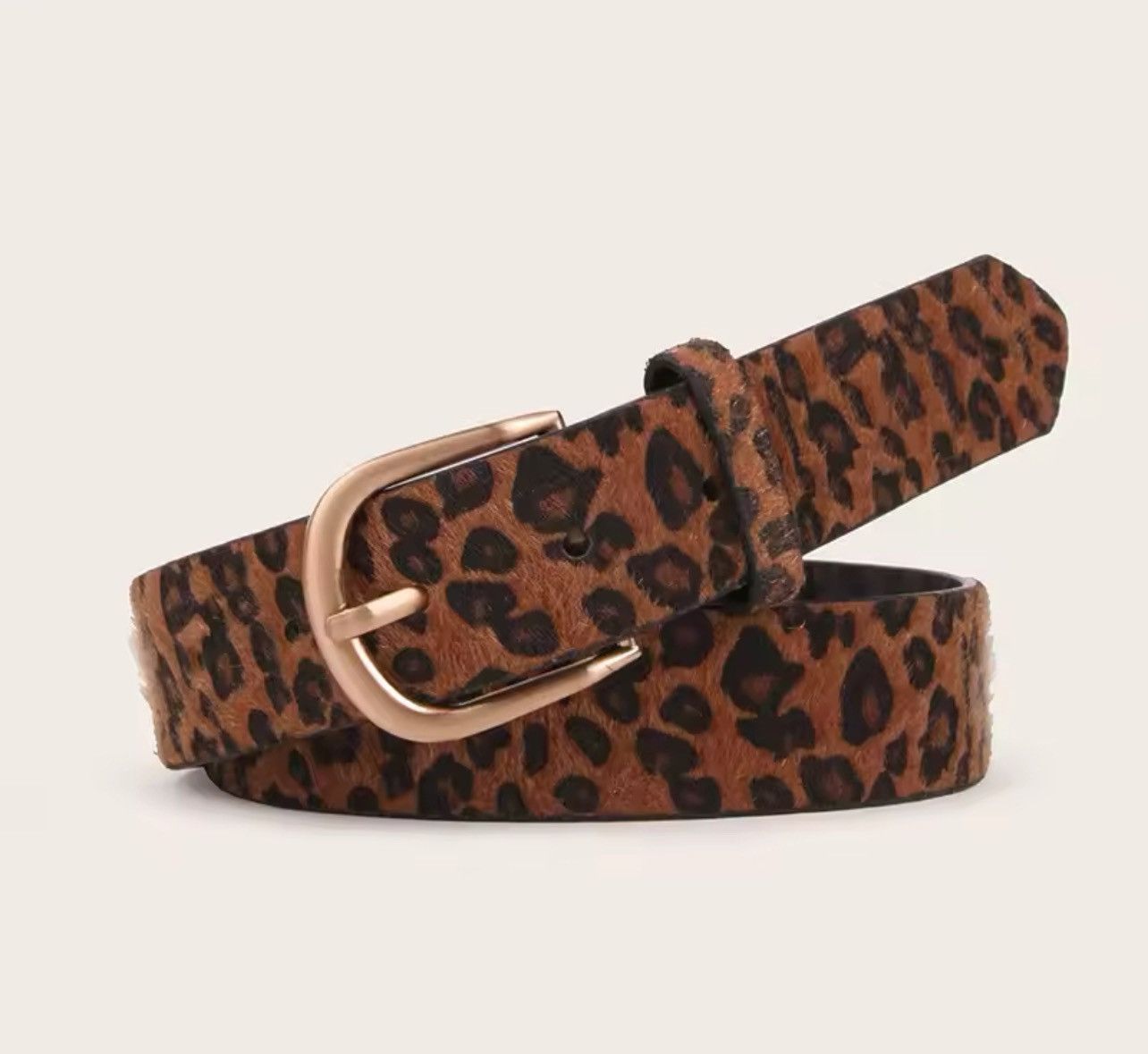 Japanese Brand 2000s leopard cheetah print belt Size 32 - 1 Thumbnail