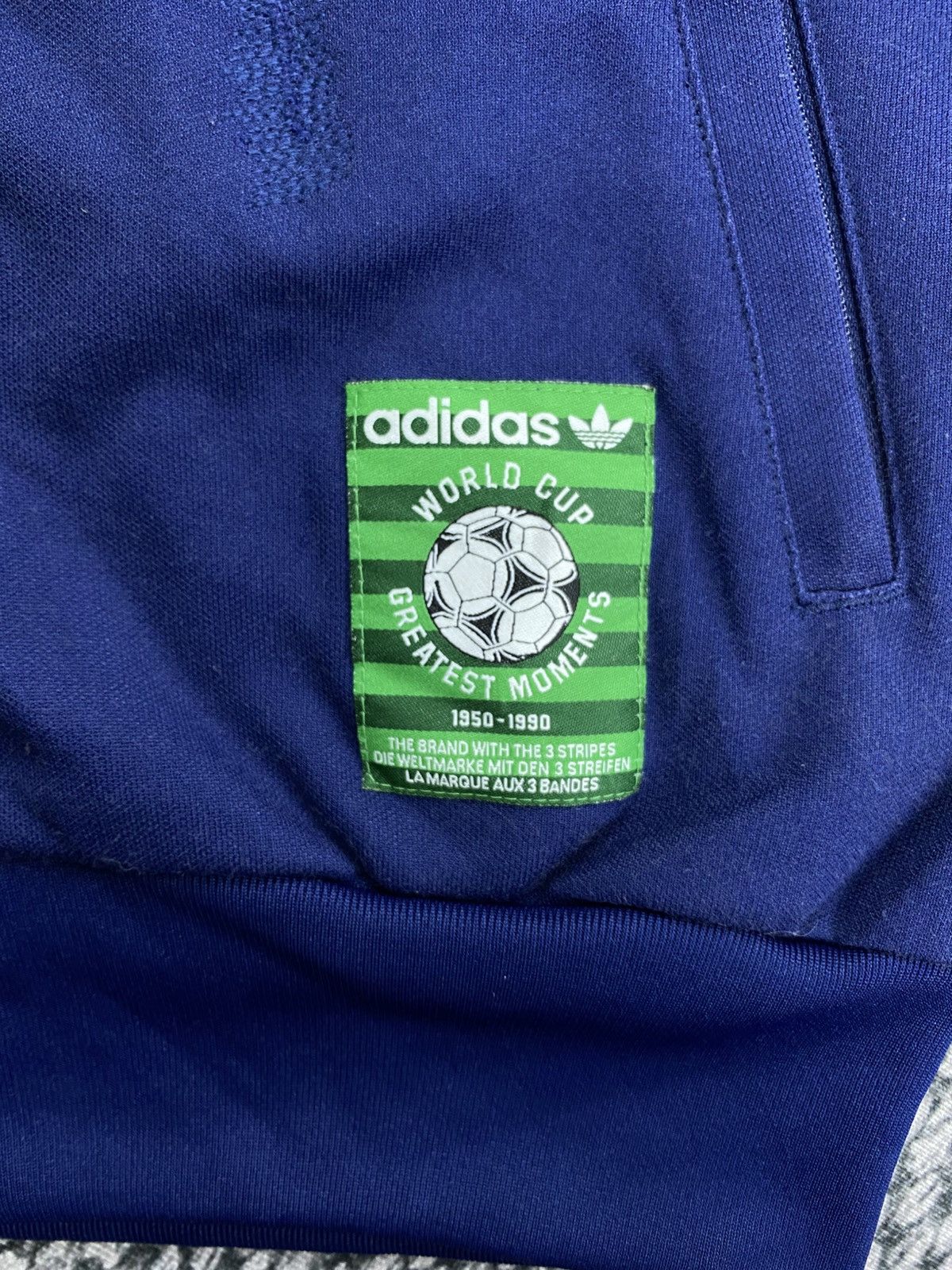 Adidas Vintage Adidas Maradona Hand Of God 3 Striped Jacket Size US M / EU 48-50 / 2 - 9 Thumbnail