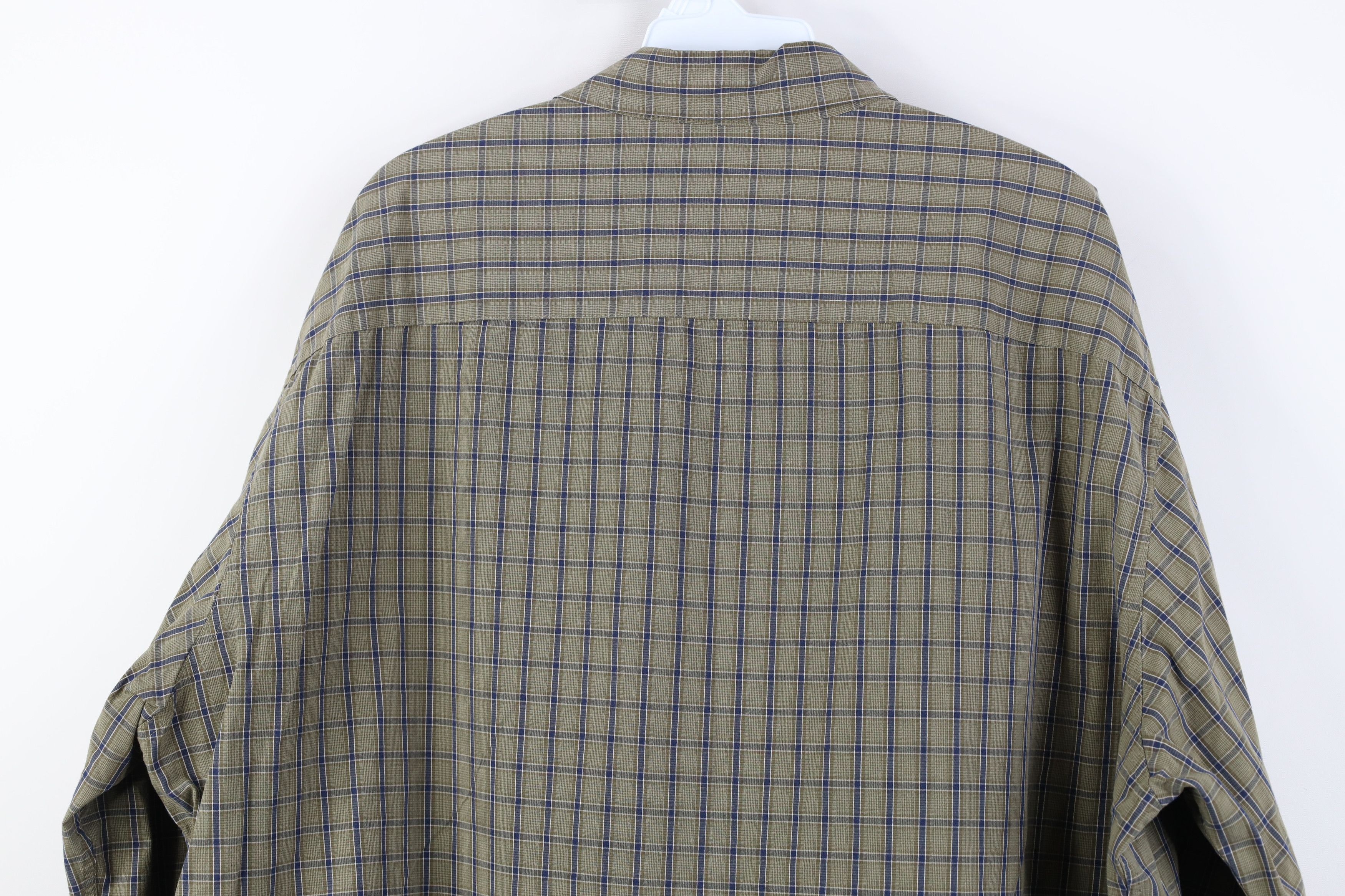 J.Crew Vintage 90s J Crew Collared Button Shirt Green Plaid Cotton Size US XL / EU 56 / 4 - 11 Thumbnail