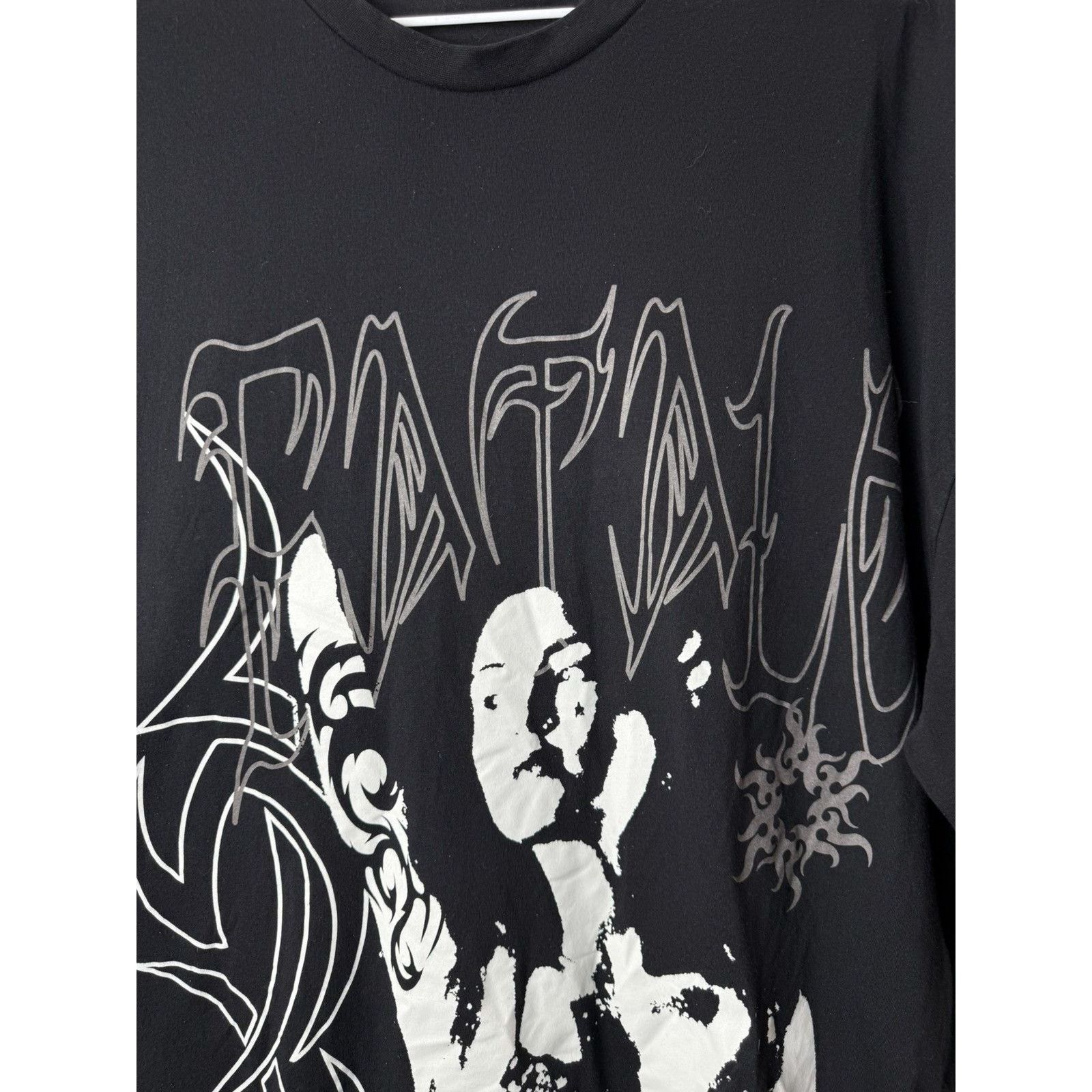 Other Vintage Fatale Naked Sexy Girl T Shirt Y2K Punk Rock Opium Size US XL / EU 56 / 4 - 2 Thumbnail