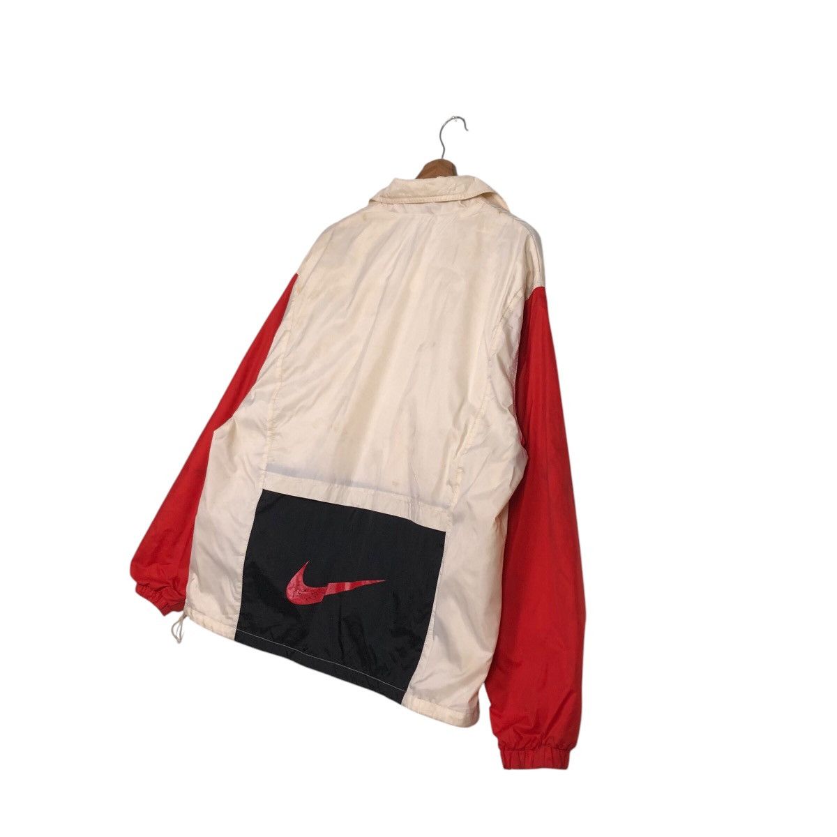Nike 📌Vintage Anorak Zipper Jacket Nike Big Swoosh BackHit Size US M / EU 48-50 / 2 - 12 Thumbnail