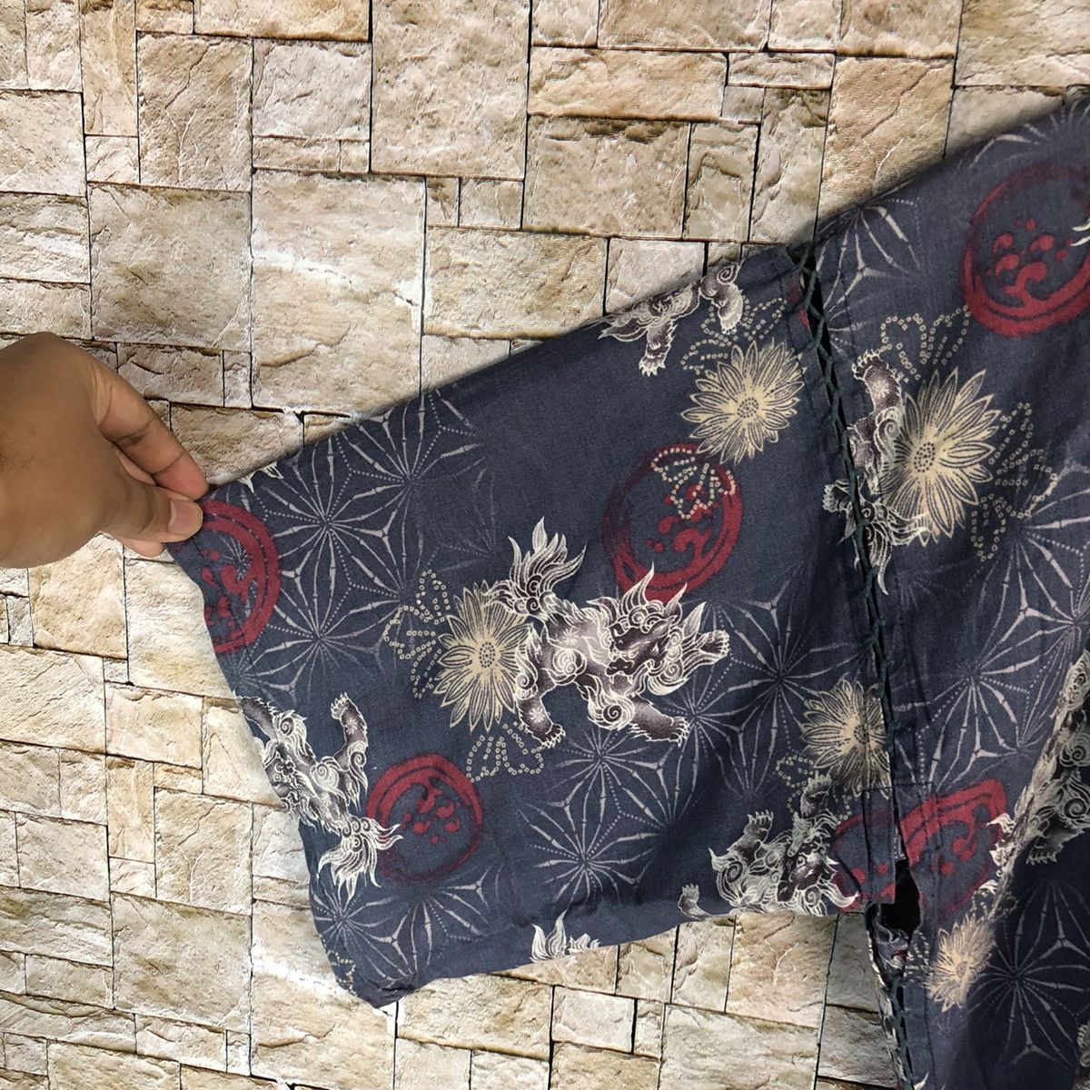 Japanese Brand Japan vintage fullprint Blue Kimono #A512 Size US M / EU 48-50 / 2 - 8 Thumbnail