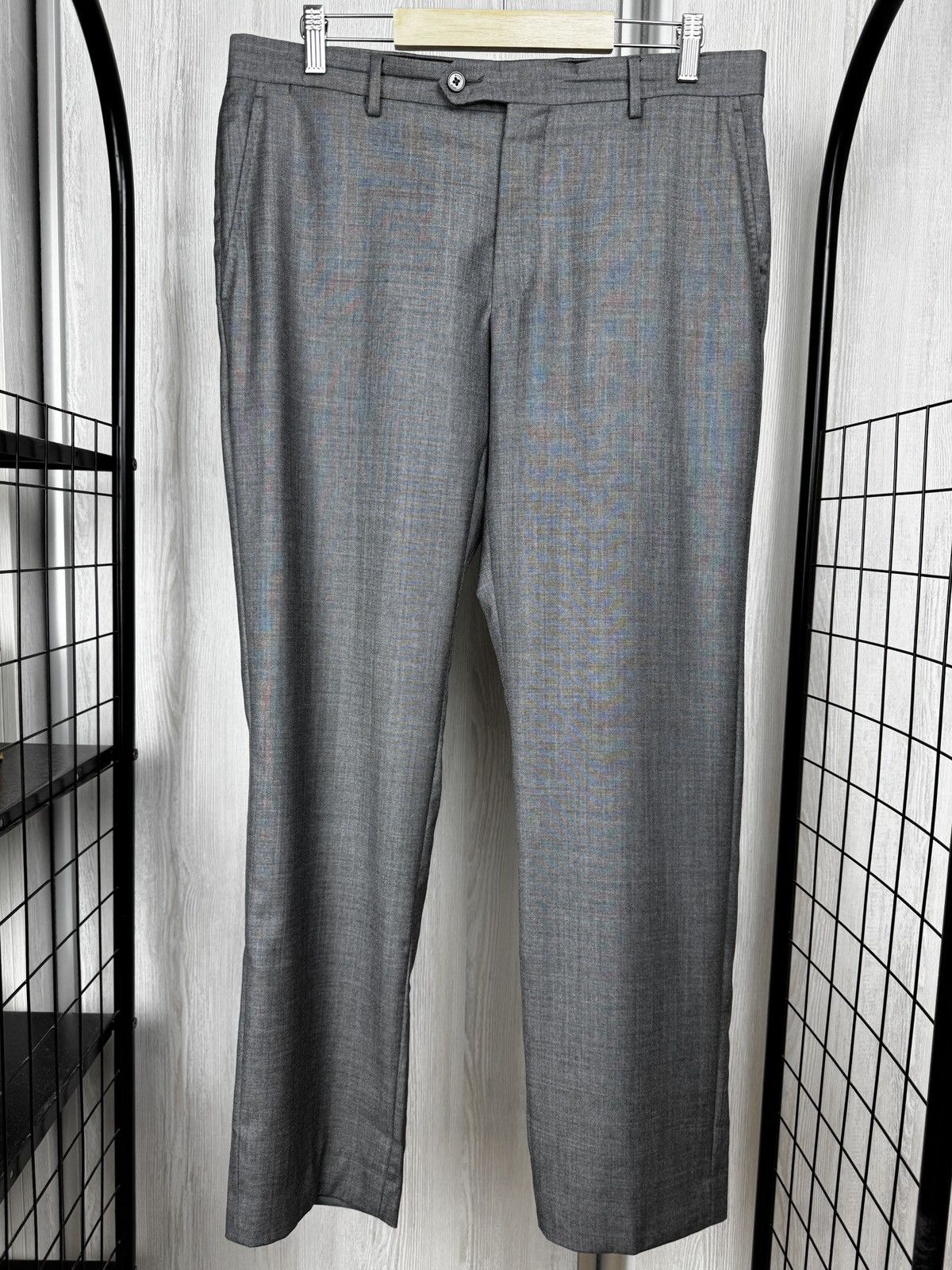 Boggi Boggi Milano Grey 110s Wool 2 pieces made in italy suit Size 40R - 13 Thumbnail