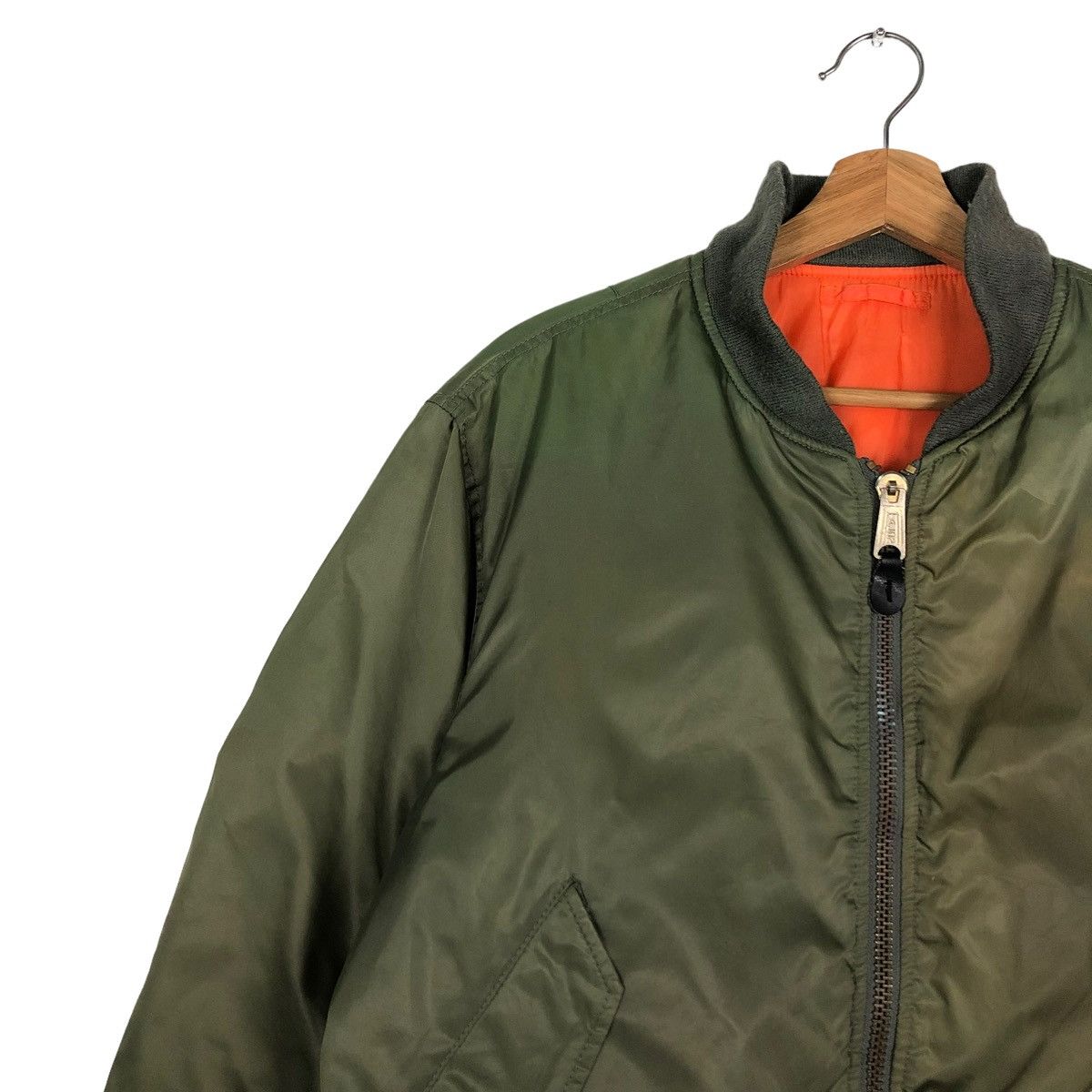 Japanese Brand 🔥RIOT RIOT VINTAGE BOMBER JACKET MA-1 REVERSIBLE MILITARY Size US M / EU 48-50 / 2 - 7 Thumbnail